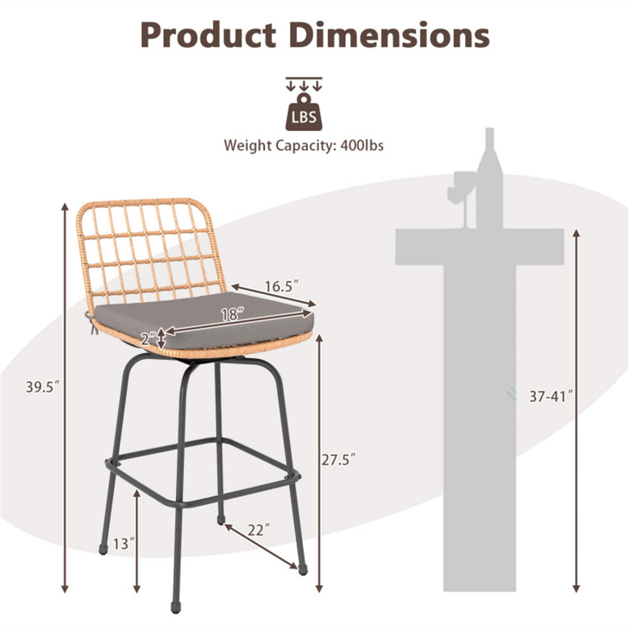 BABOOM BOM-972GR-2-CO Patio-Chairs - View #5