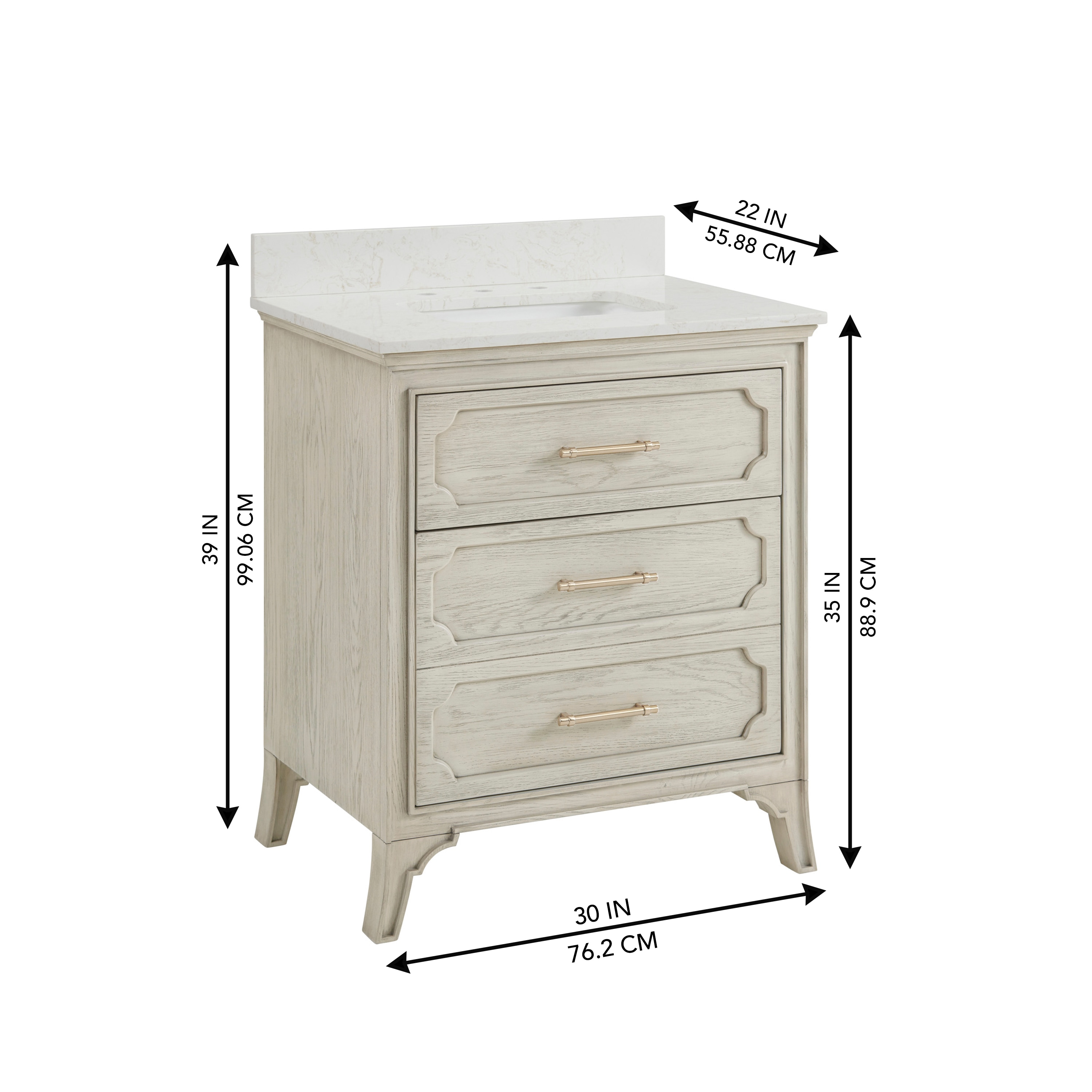 allen + roth 1605VA-30-279-926 Bath-Vanity-Combo - View #14