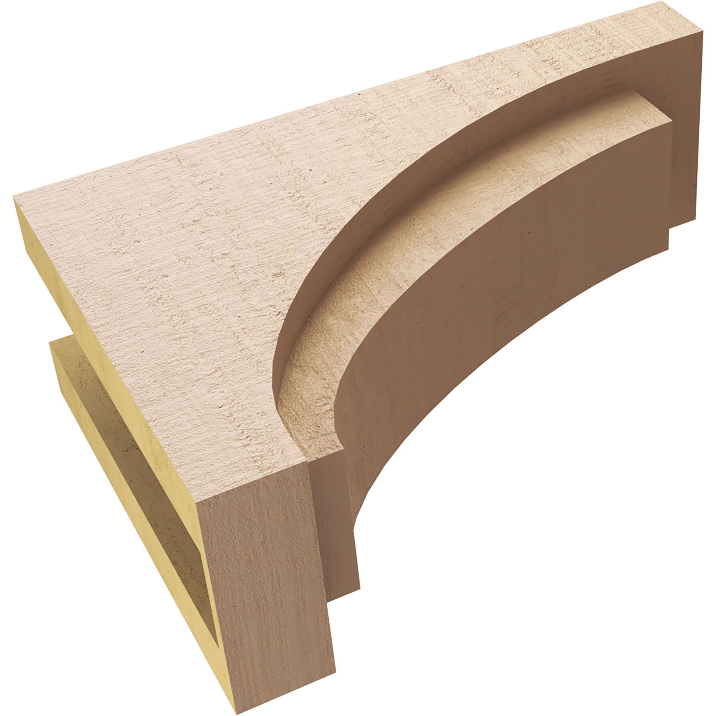 Ekena Millwork CORU06X18X12RIVRCPR corbels - View #6