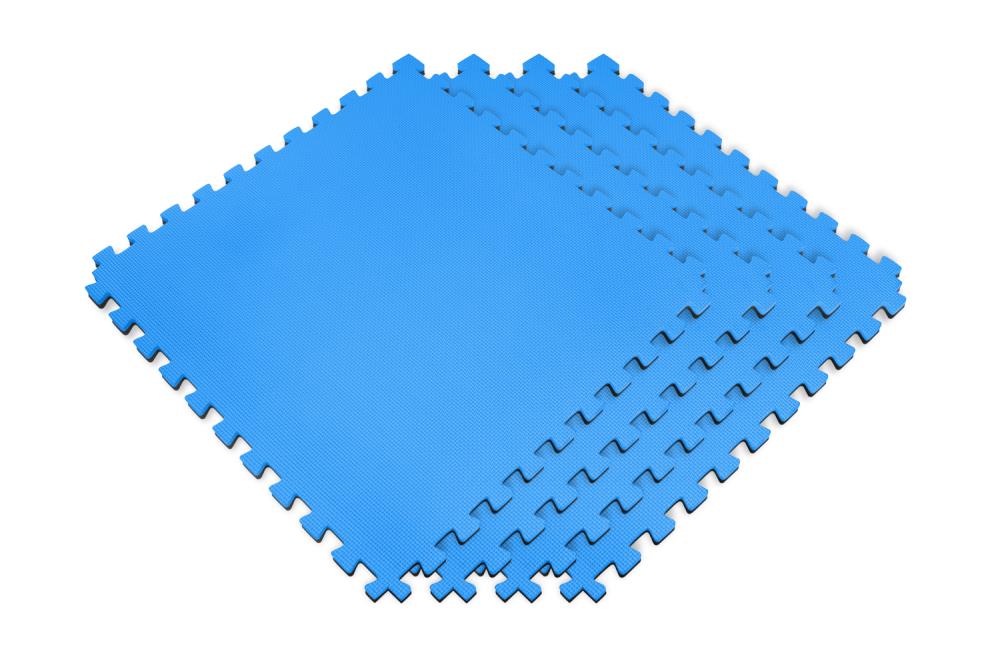Norsk 16 sq ft Interlocking Foam Floor Mat, 4-Pack, Reversible