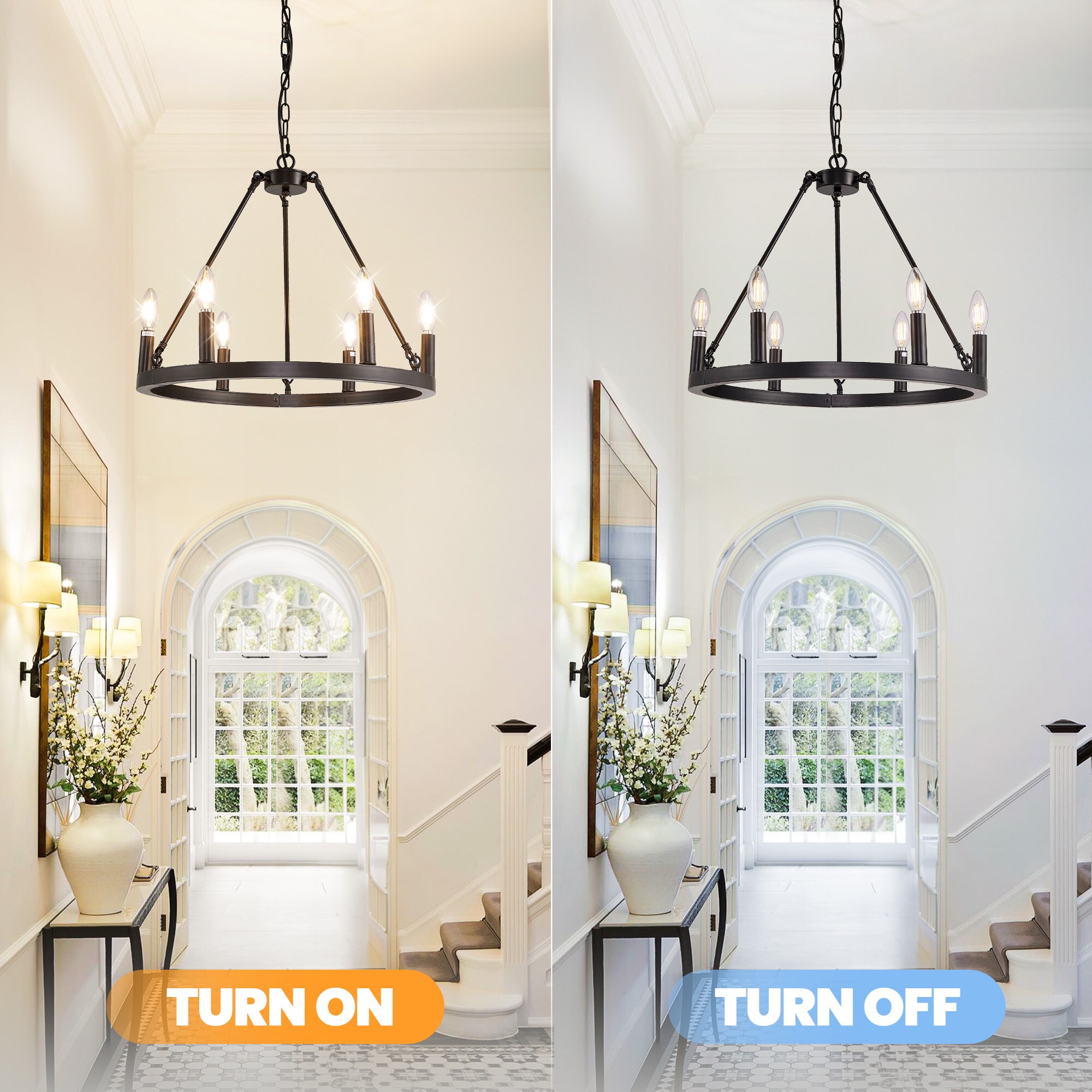 WELLFOR MLZD03DGR Pendant-Lights - View #4