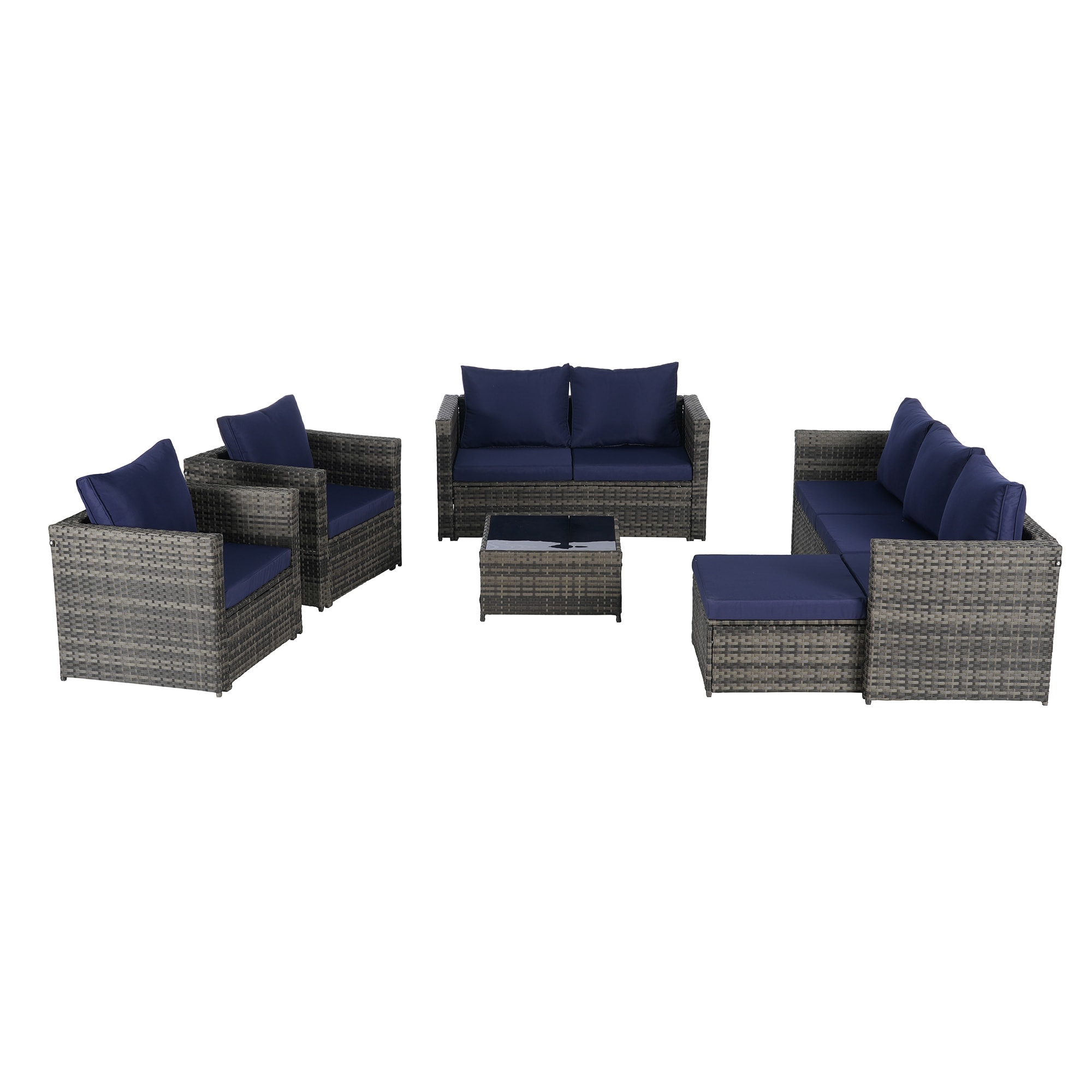SINOFURN SYB670022BL Patio-Conversation-Sets - View #9