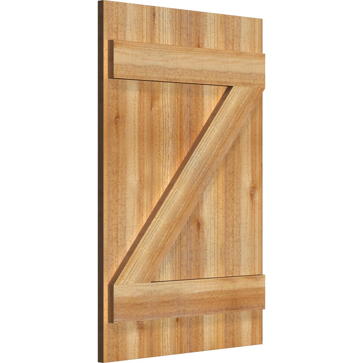 Ekena Millwork RBJ06Z21X032RWR Exterior-Shutters - View #2