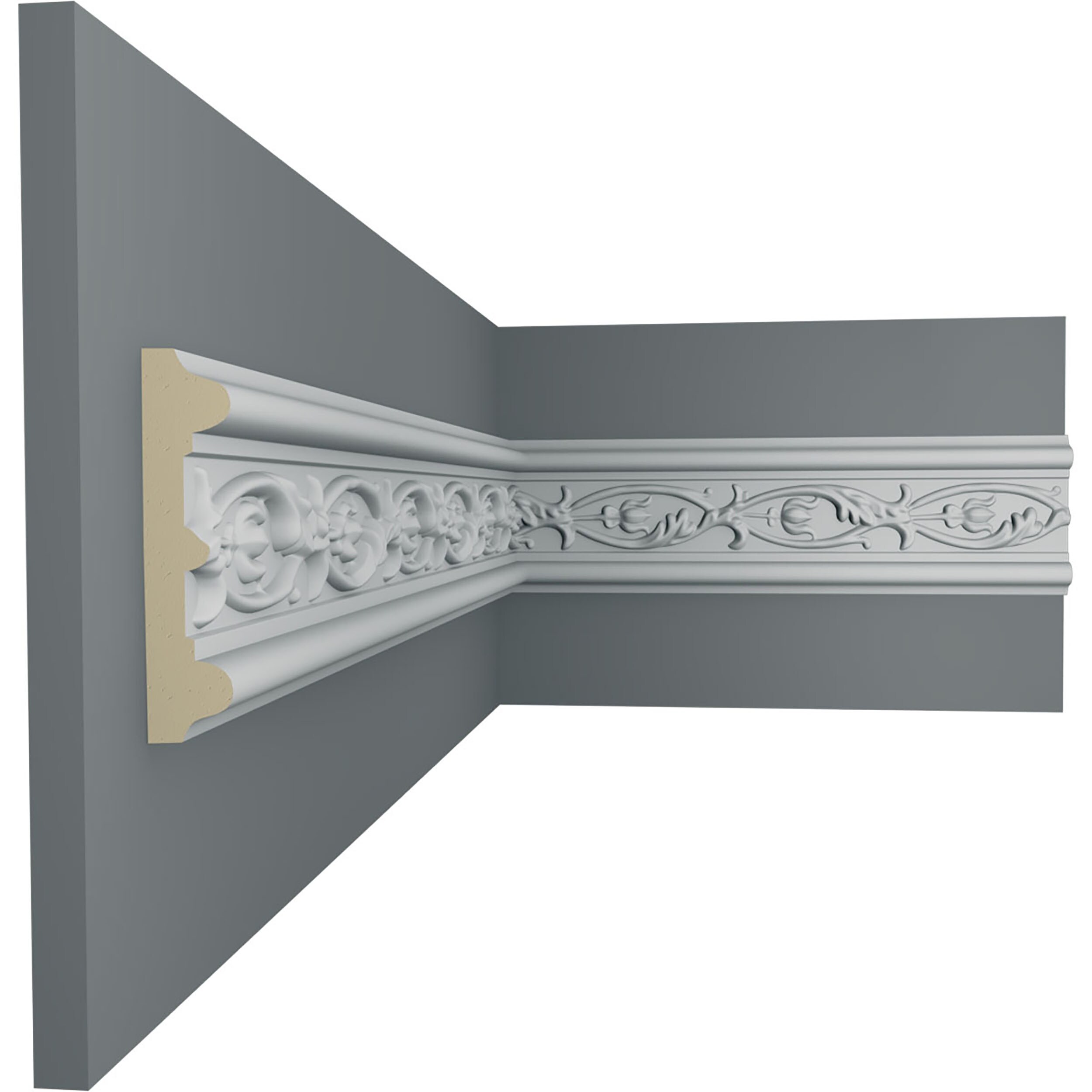 Ekena Millwork CHA03X01ME-CASE-2 Chair-Rail-Moulding - View #5