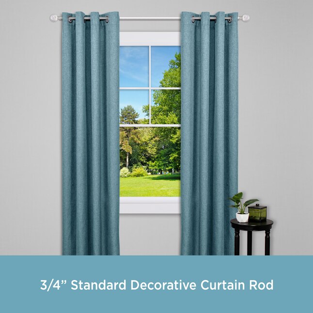 Decorative Window Curtain Rod 66, What Is A Standard Size Curtain Rod