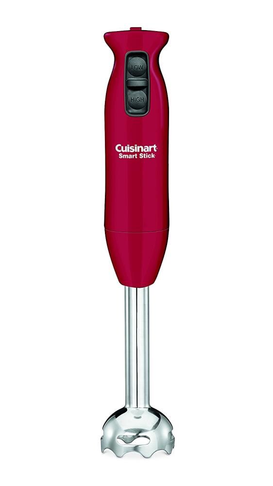 2017, Renewed Cuisinart CSB-75MR Smart Stick 2-Speed 200-watt Immersion Hand Blender Metallic Red 