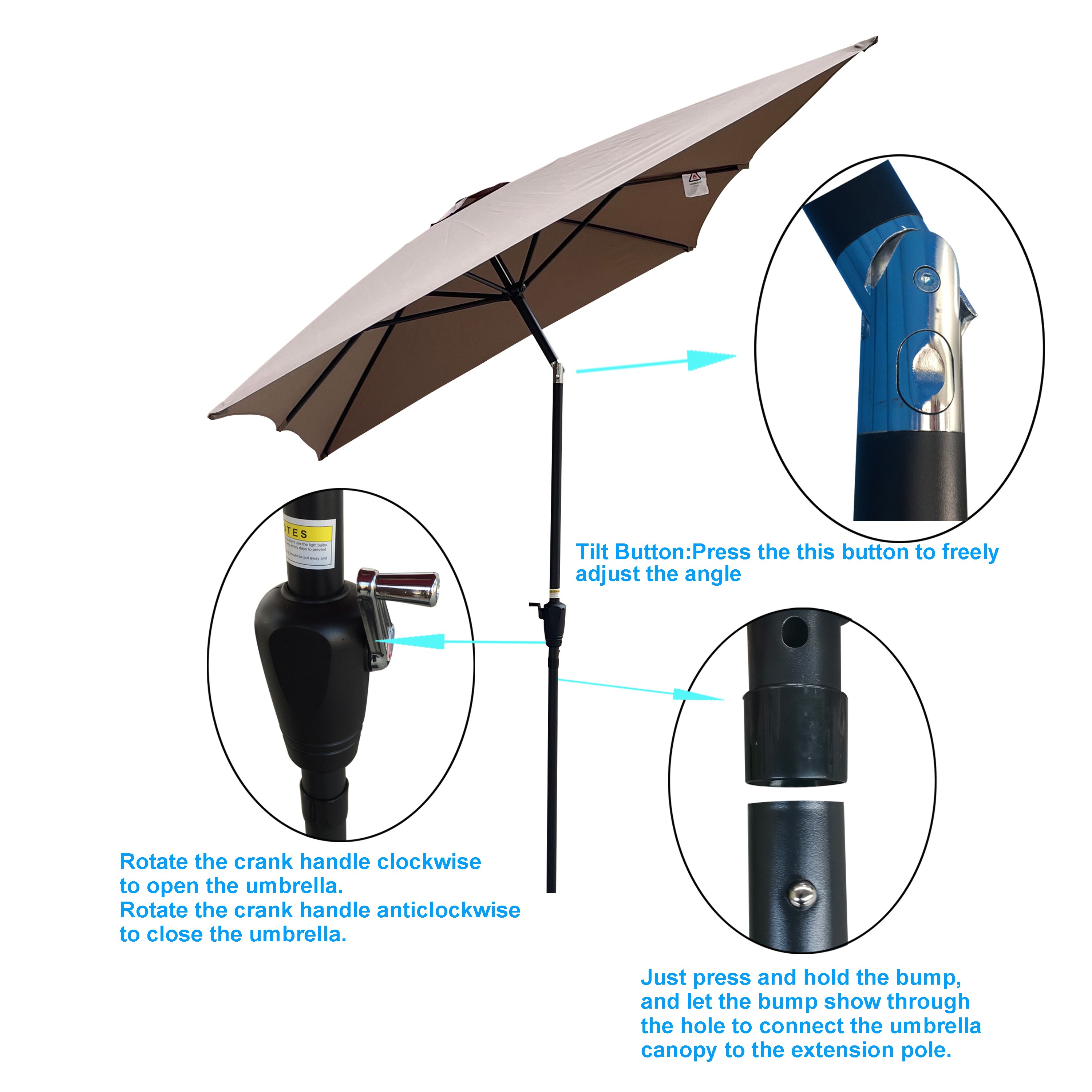 Kahomvis WS-2QP109-14 Umbrellas-2 - View #4