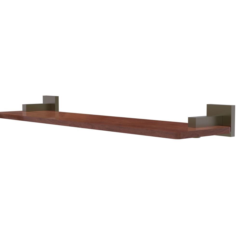 Allied Brass MT-1-22-IRW-ABR Montero Antique Brass Wall mount Bathroom Shelf ( 22-in x 2.5-in x 5-in )
