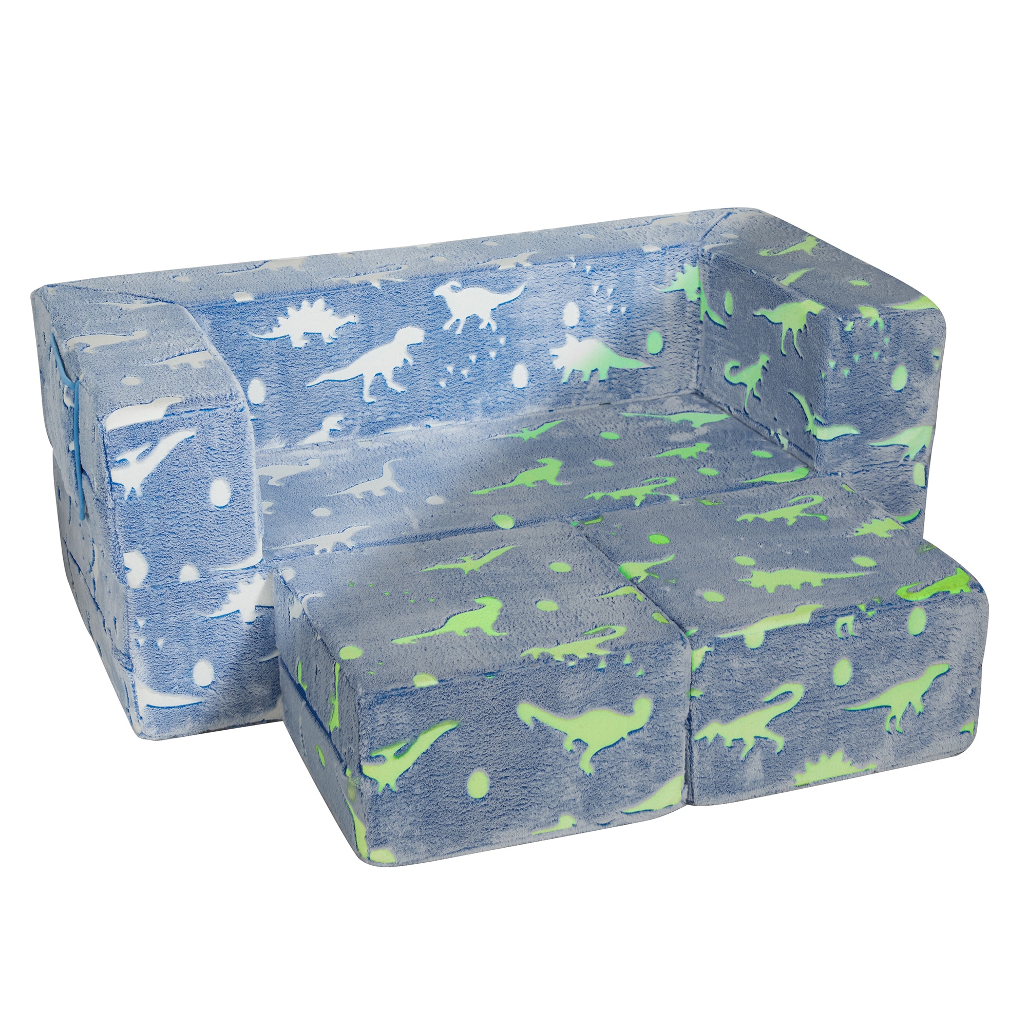 PEAK HOME FURNISHINGS 960143-LD 16-in Blue Upholstered Kids Accent Chair