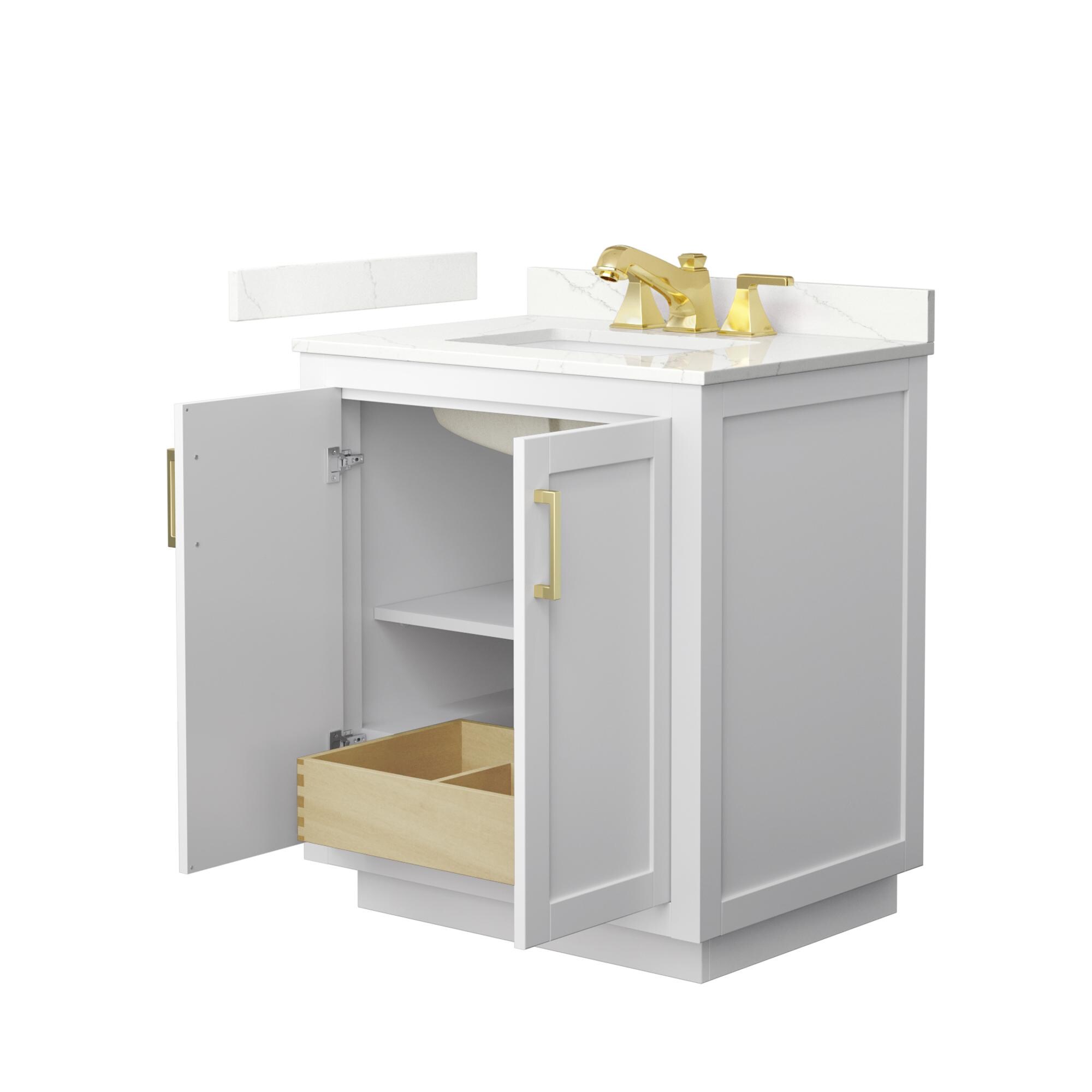Wyndham Collection WCF292930SWGGTUS3MXX Bath-Vanity-Combo - View #3