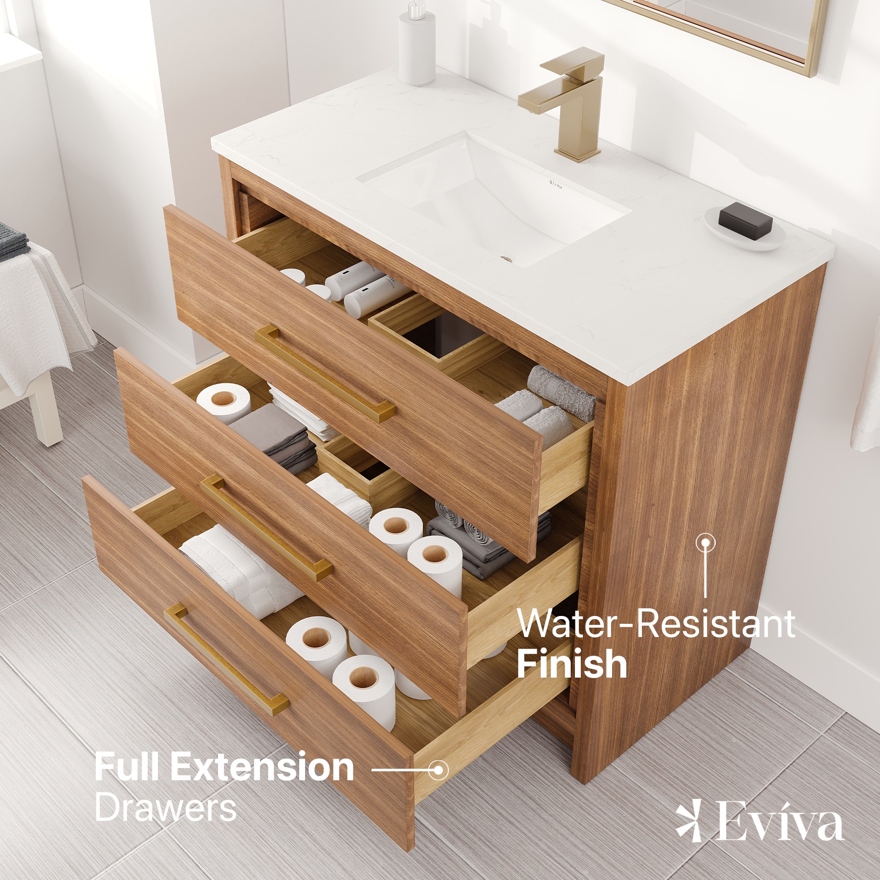 Eviva EVVN812-36X18WN Bath-Vanity-Combo - View #5