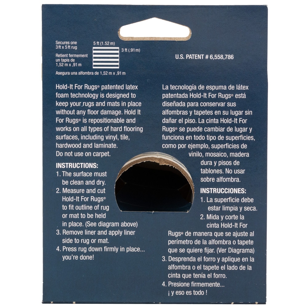 Non Slip Rug Pad - Rug Corner Pads - No Damage Carpet Tape Rug Tape - 16  Pack