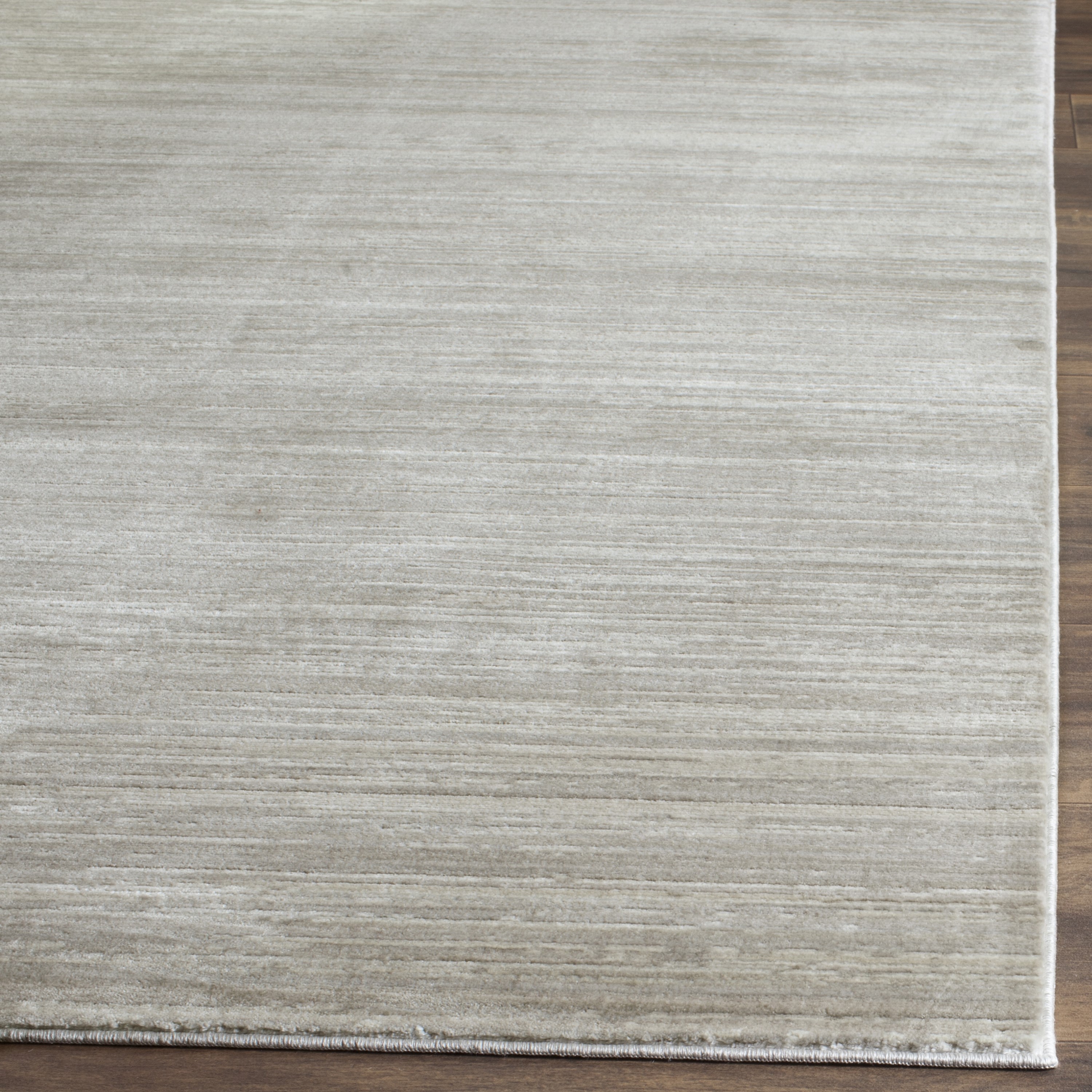 Gray Abstract Synthetic Rectangular 8' x 10' Area Rug