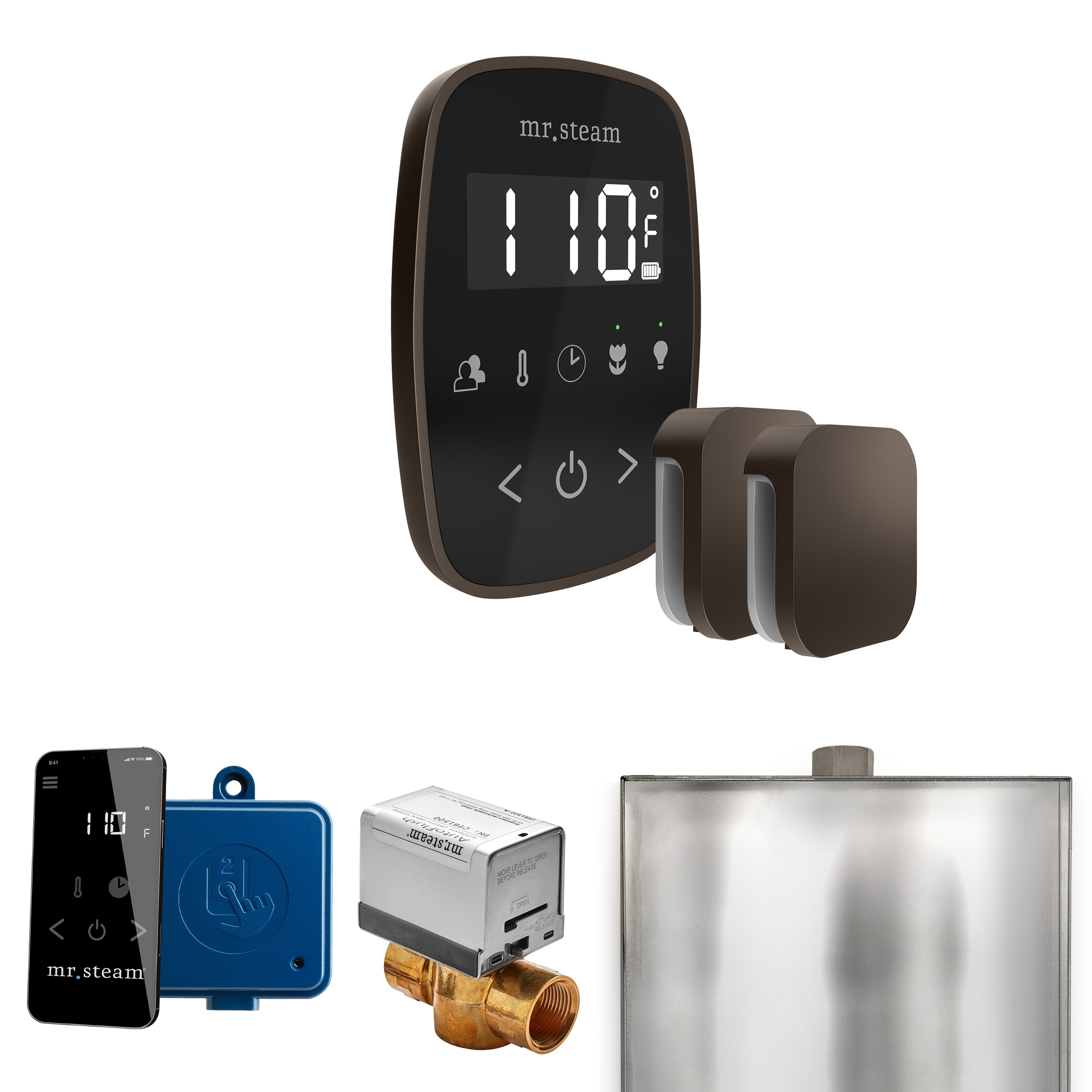 Mr. Steam BFXBKOB ButlerFlex Black - Oil-Rubbed Bronze Steam Generator Control Kit