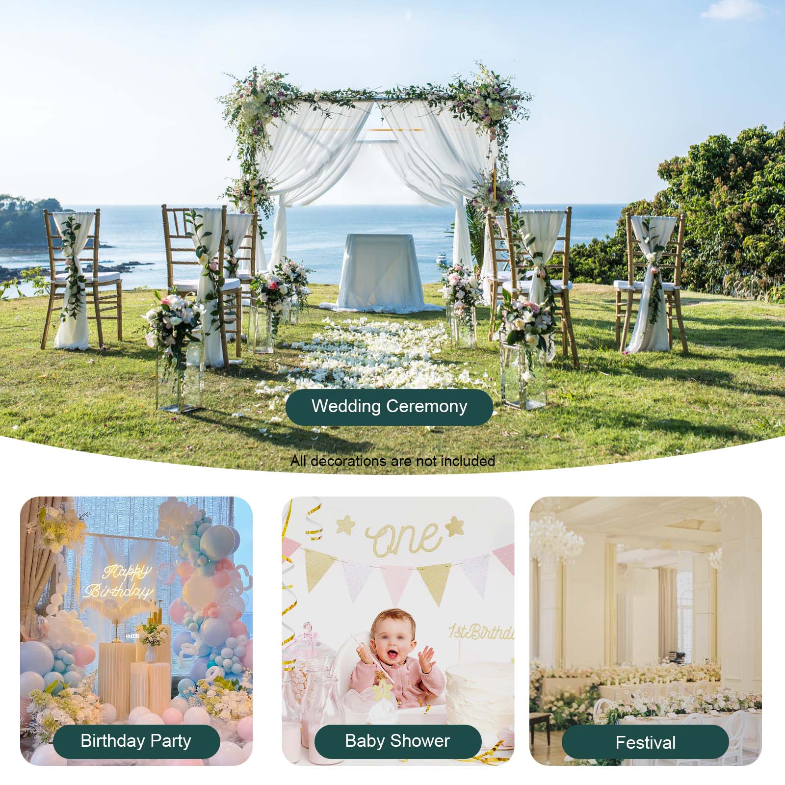 CNCEST DLJHYF8F00-1 Garden-Arbor - View #6