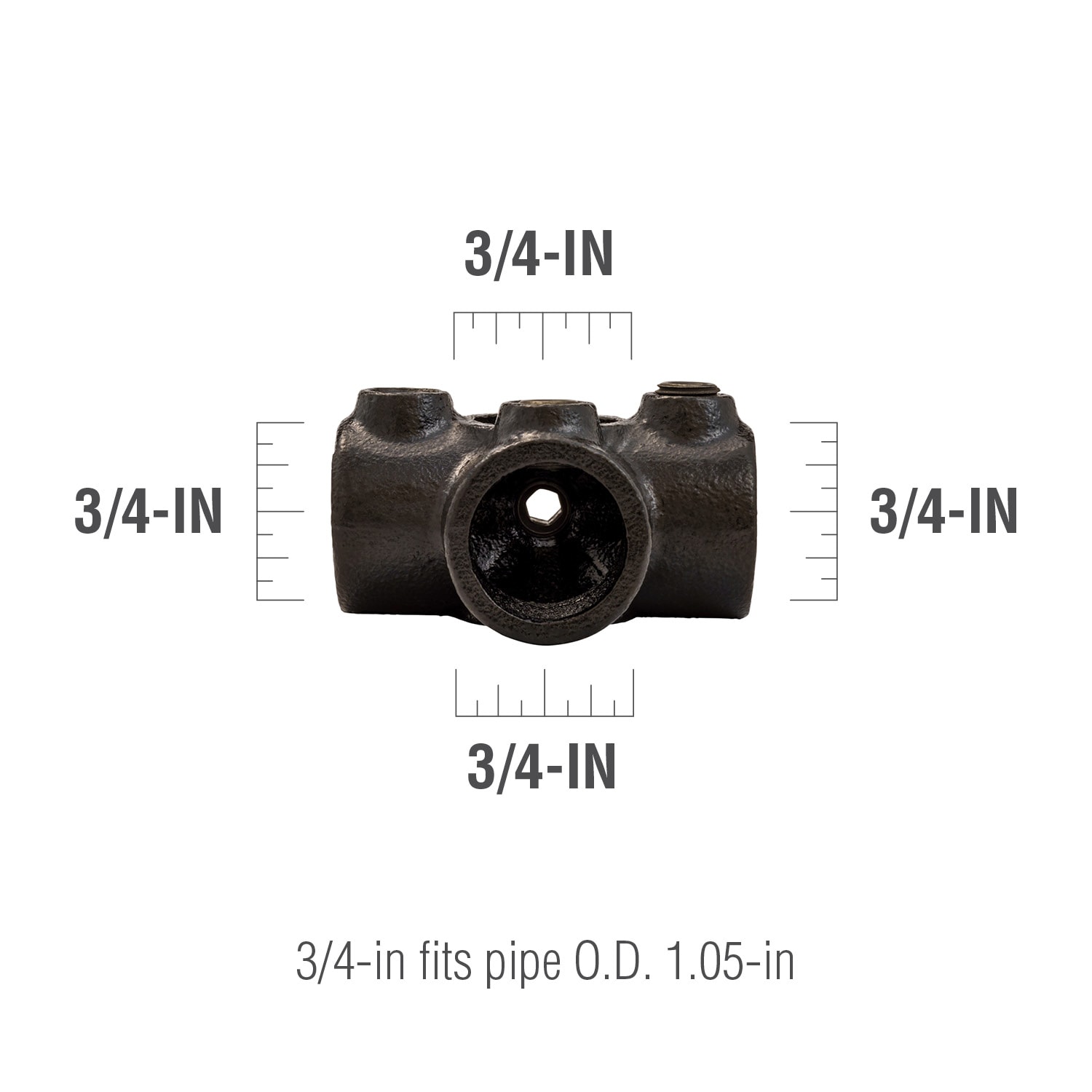 SteelTek 687-604HC Structural-Pipe-Fittings - View #3