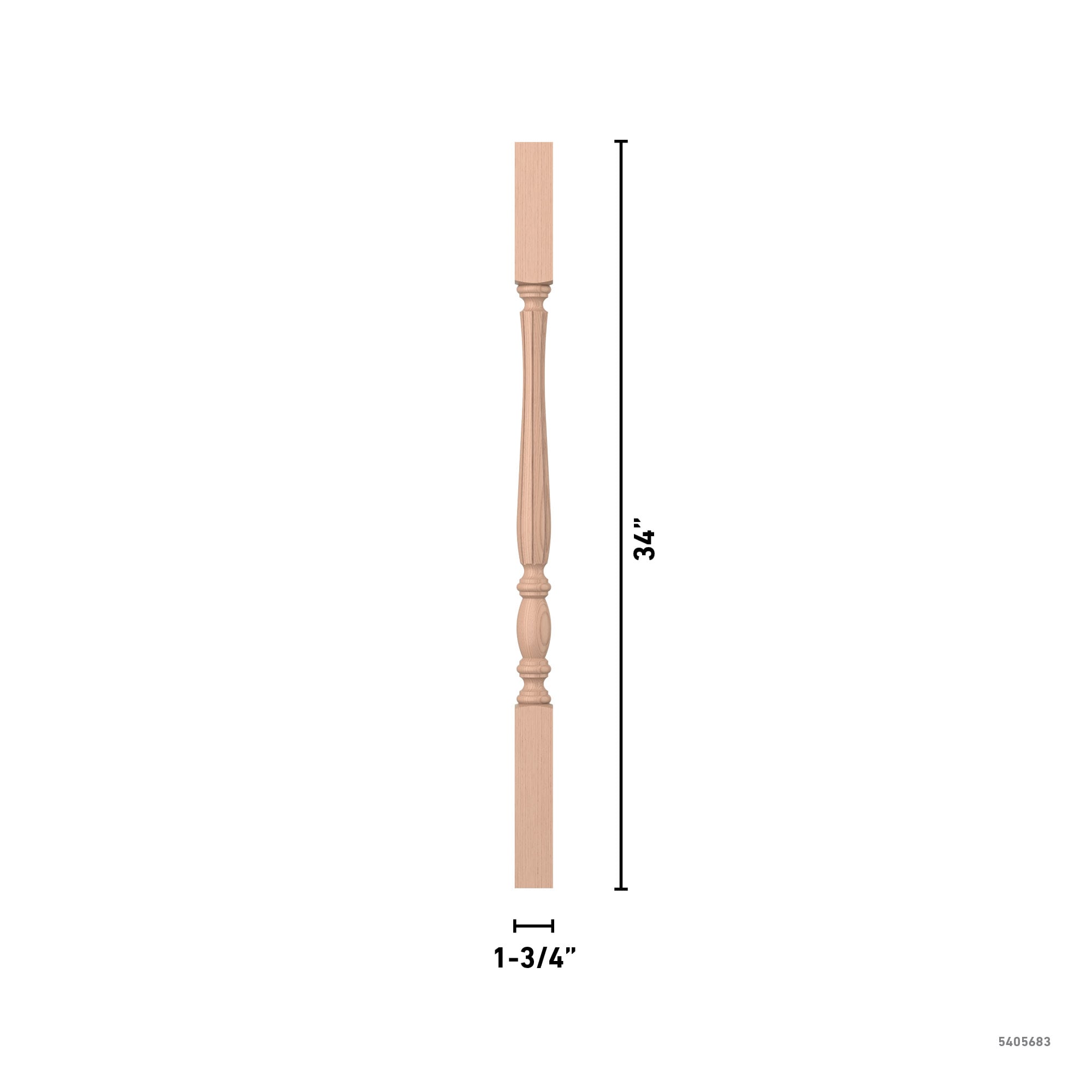 L.J. Smith Stair Systems LJF-2105-HM 34 Interior-Stairpart-Balusters - View #4