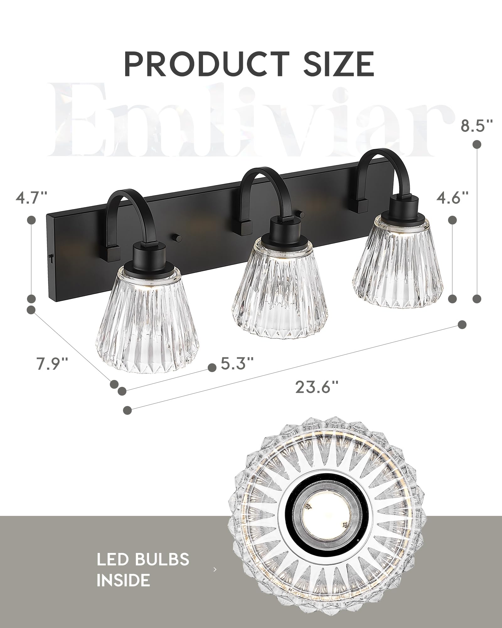 LTMATE LSHE290B-3W LED BK b089995 - View #2