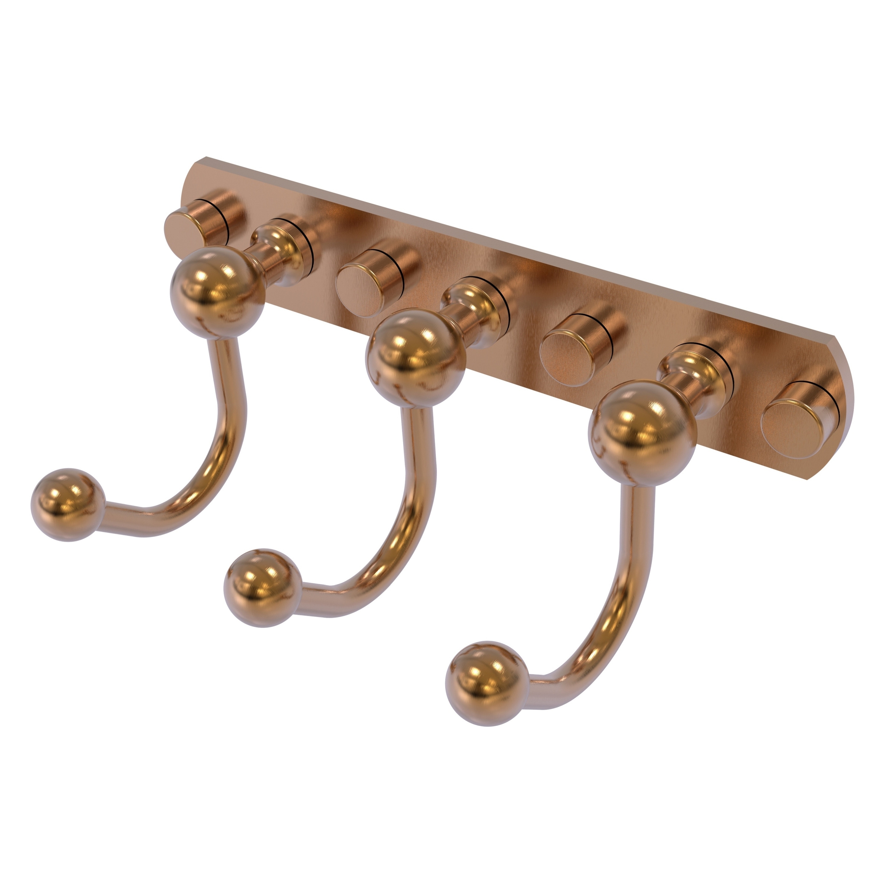 Allied Brass P1020-3-BBR Prestige Skyline Brushed Bronze Triple -Hook Wall mount Towel Hook