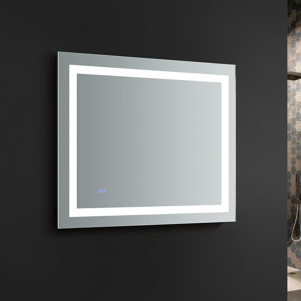 Frameless 36" x 30" Clear LED Bathroom Vanity Mirror