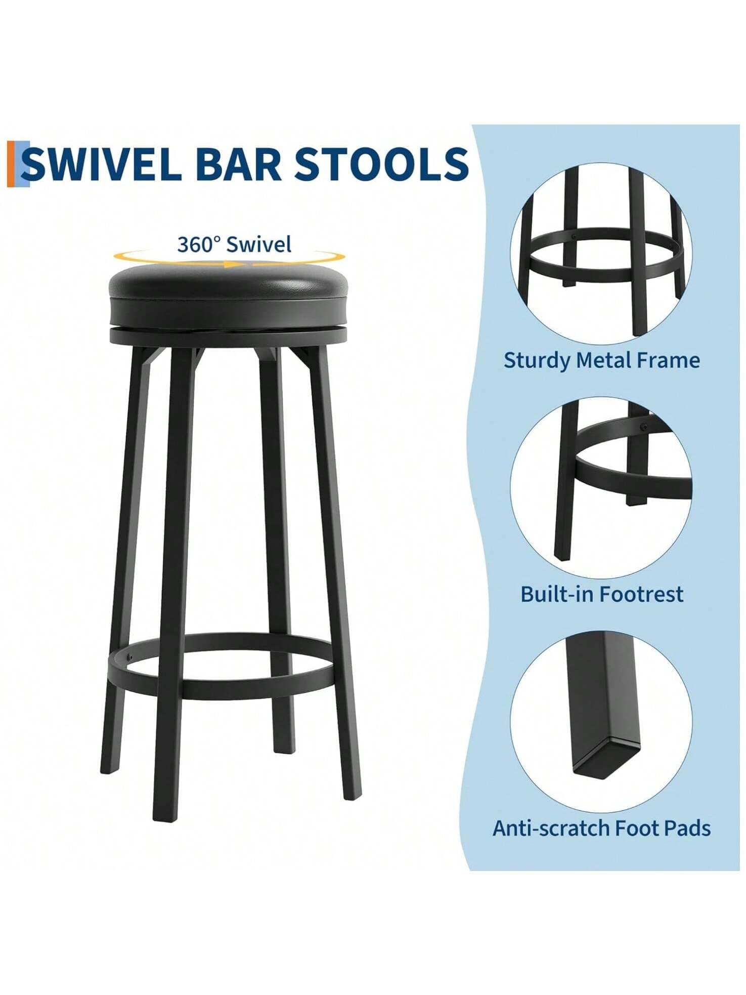 Qeetex BY-PHK-34BF8YLU stools - View #6