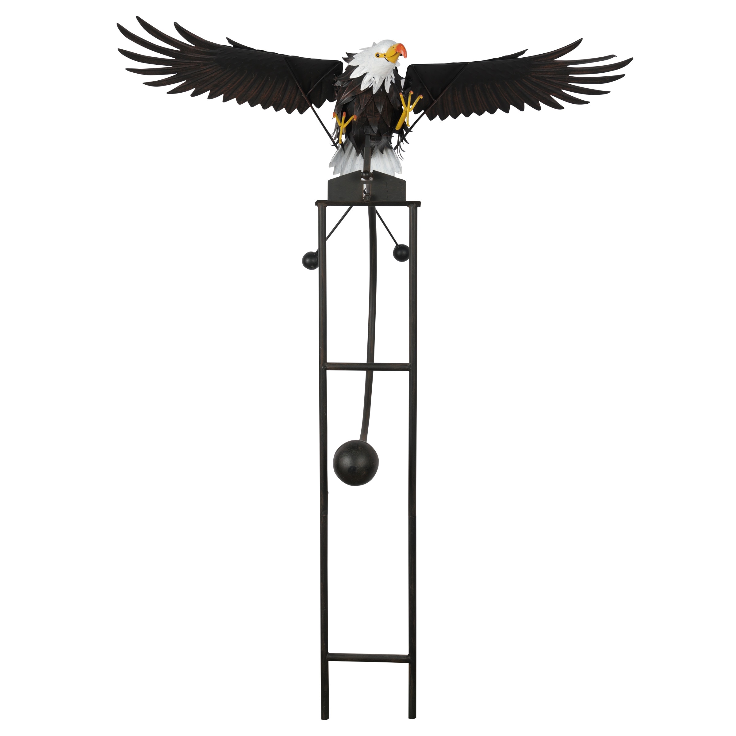 Alpine Corporation Multicolor Iron Animals Wind Spinner #NCY406