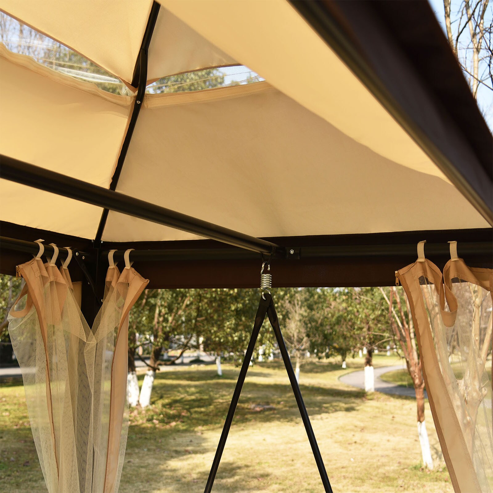 WELLFOR TRX-263AC Wood-Resin-Gazebos - View #14