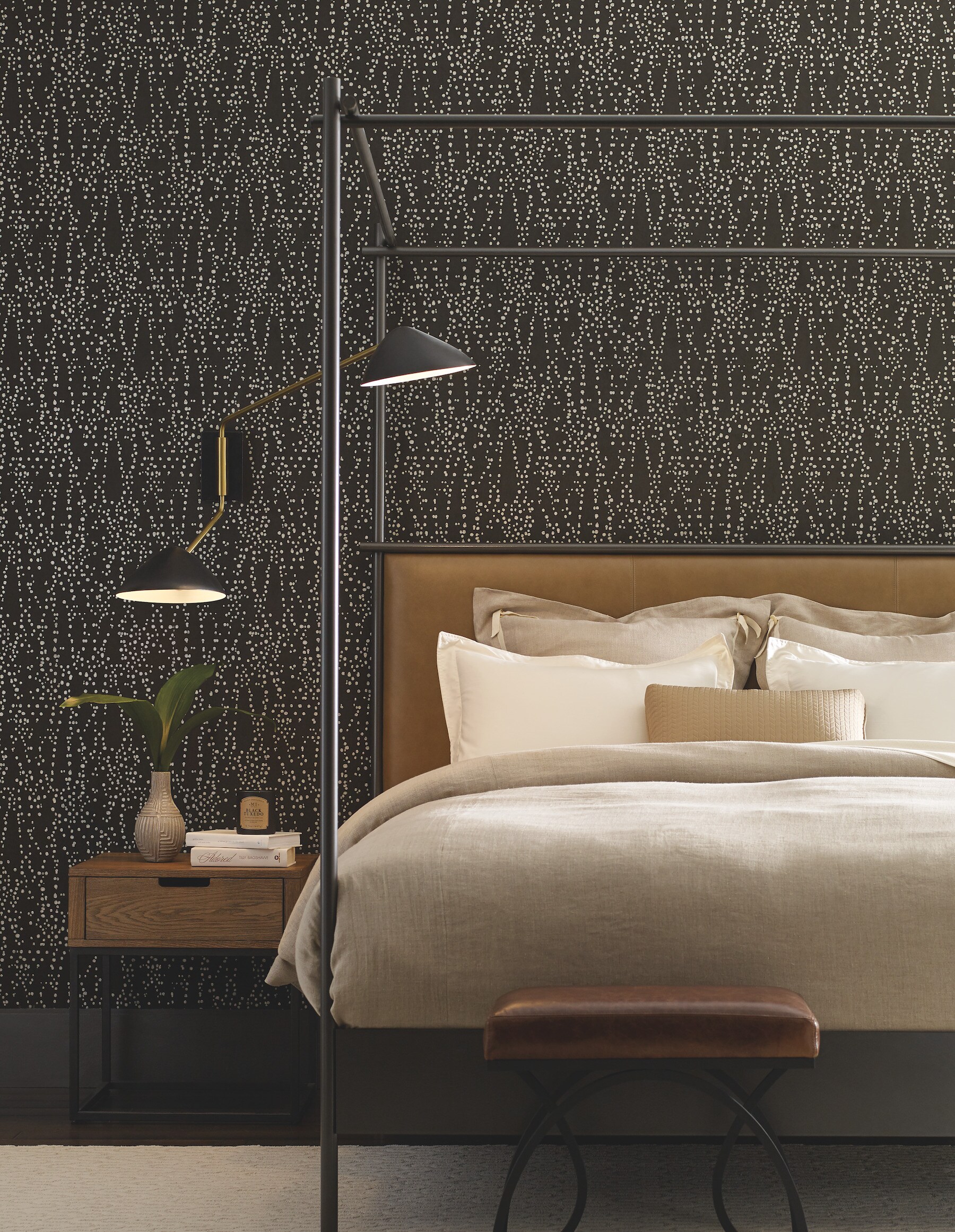 York Wallcoverings CI2351 60.8-Sq. Feet Brown Non-woven Novelty Unpasted Wallpaper