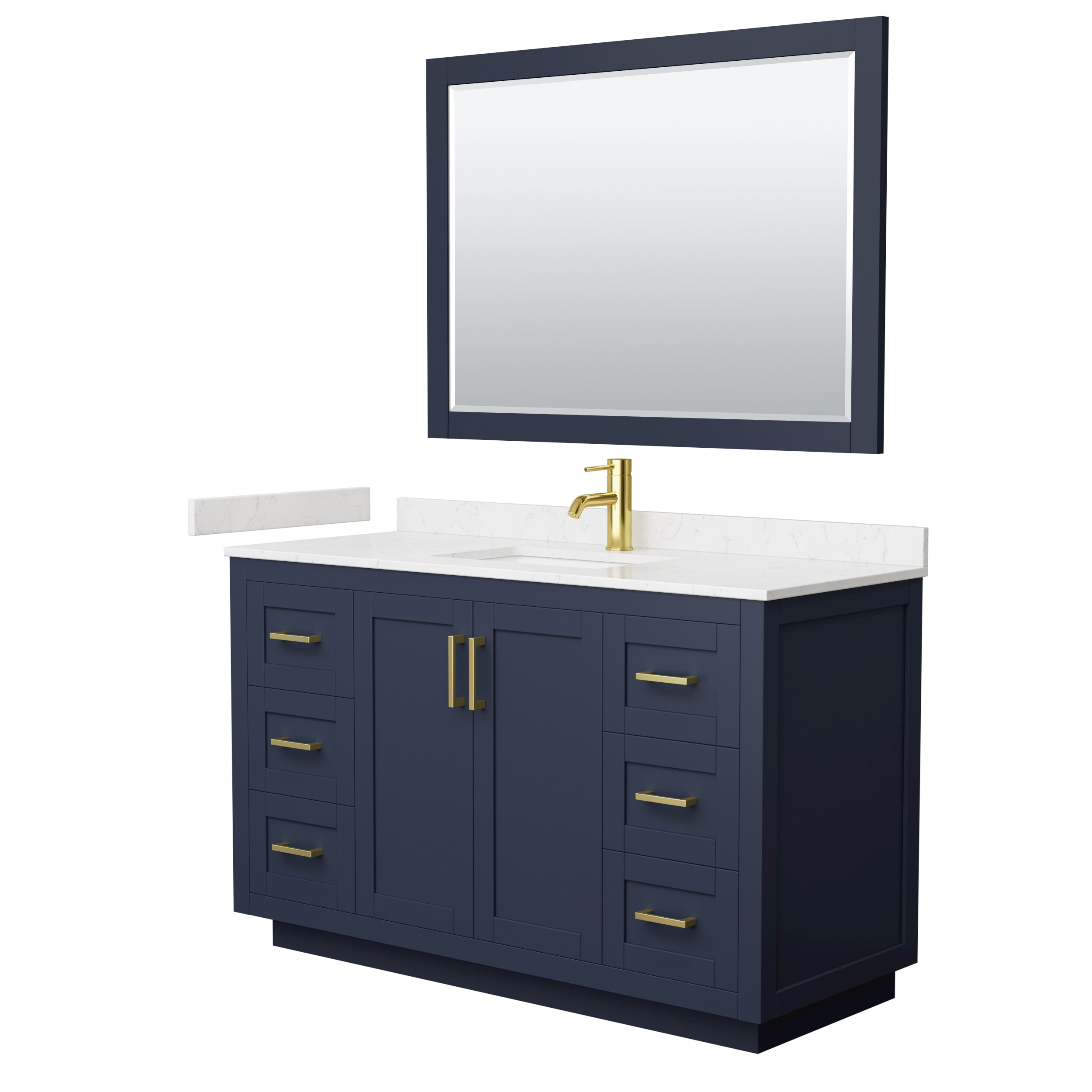 Wyndham Collection WCF292954SBLC2UNSM46 Bath-Vanity-Combo - View #2