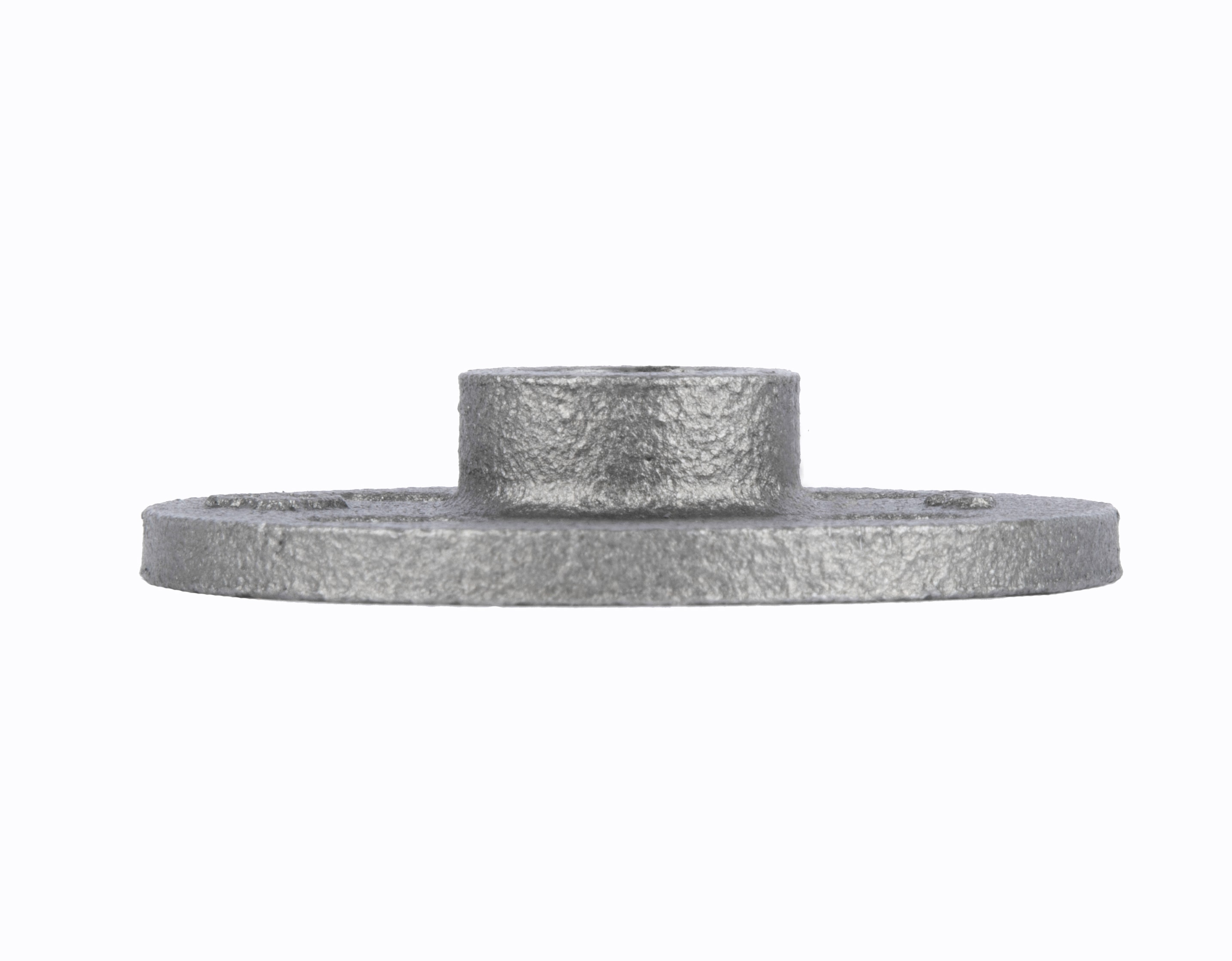 Black Malleable Iron 3/8-Inch Floor Flange, 2.75-Inch Length