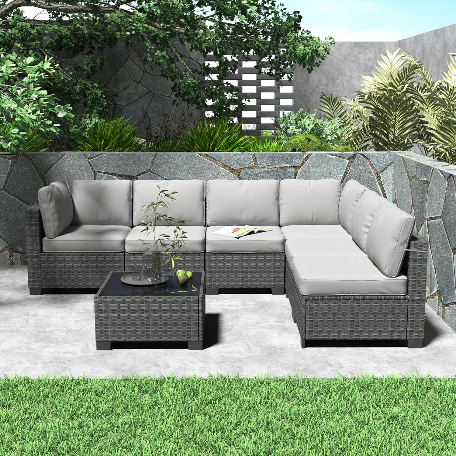 Qeetex LHF-DYQ-PHO-34EG7NX8 Patio-Dining-Sets - View #7