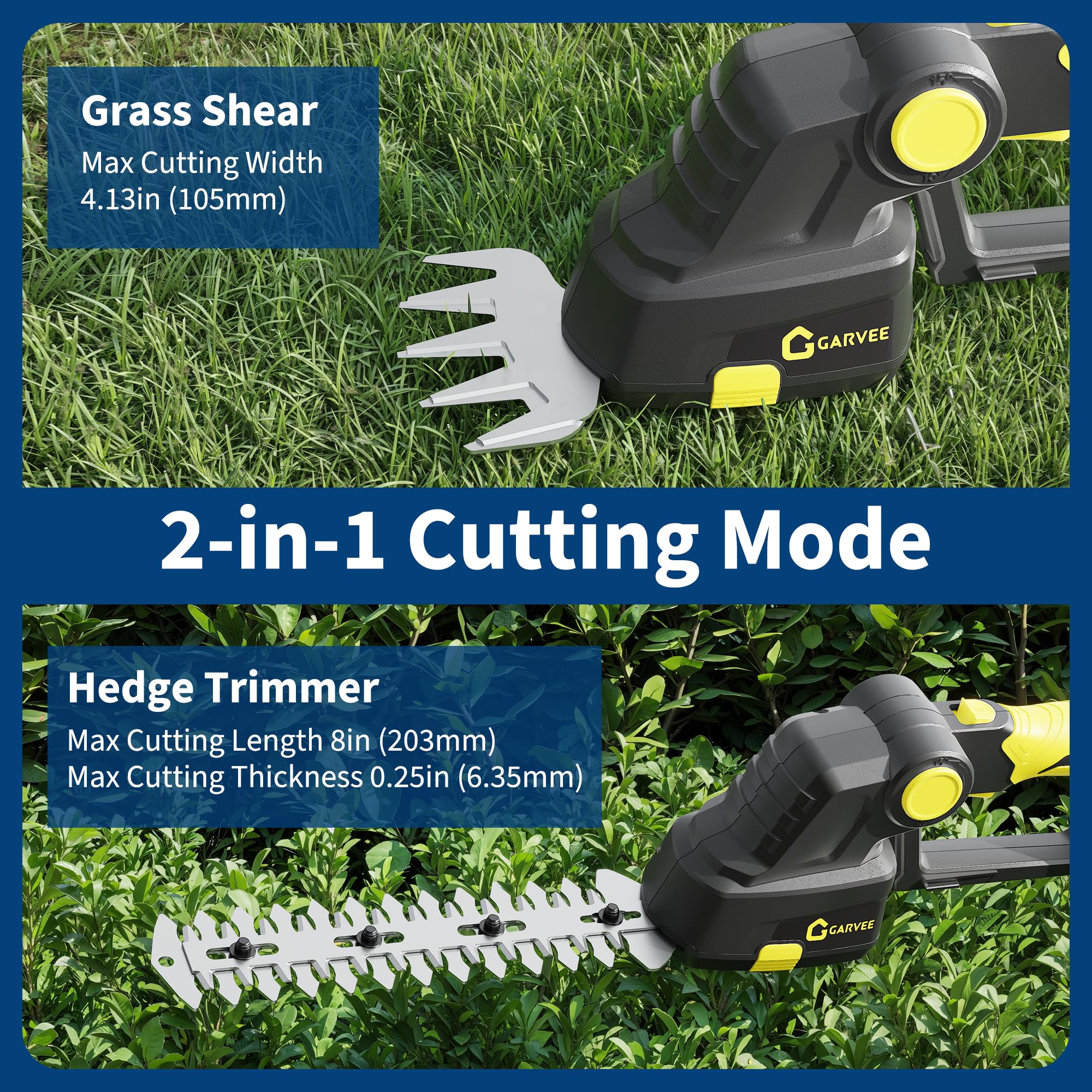 Garvee 47789012345678902 Cordless-Hedge-Trimmers - View #8