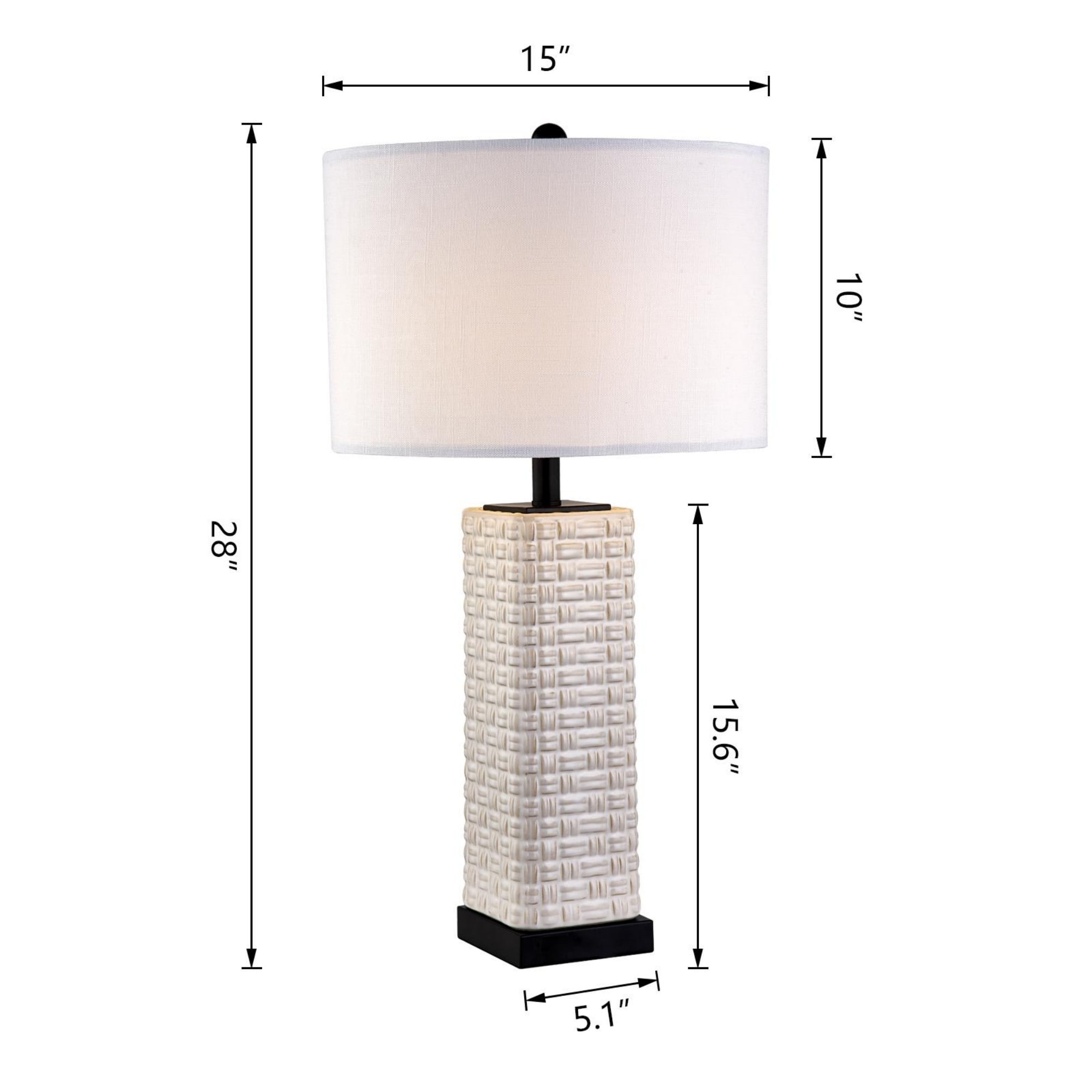 Maxax T163-WH Table-Lamps - View #3