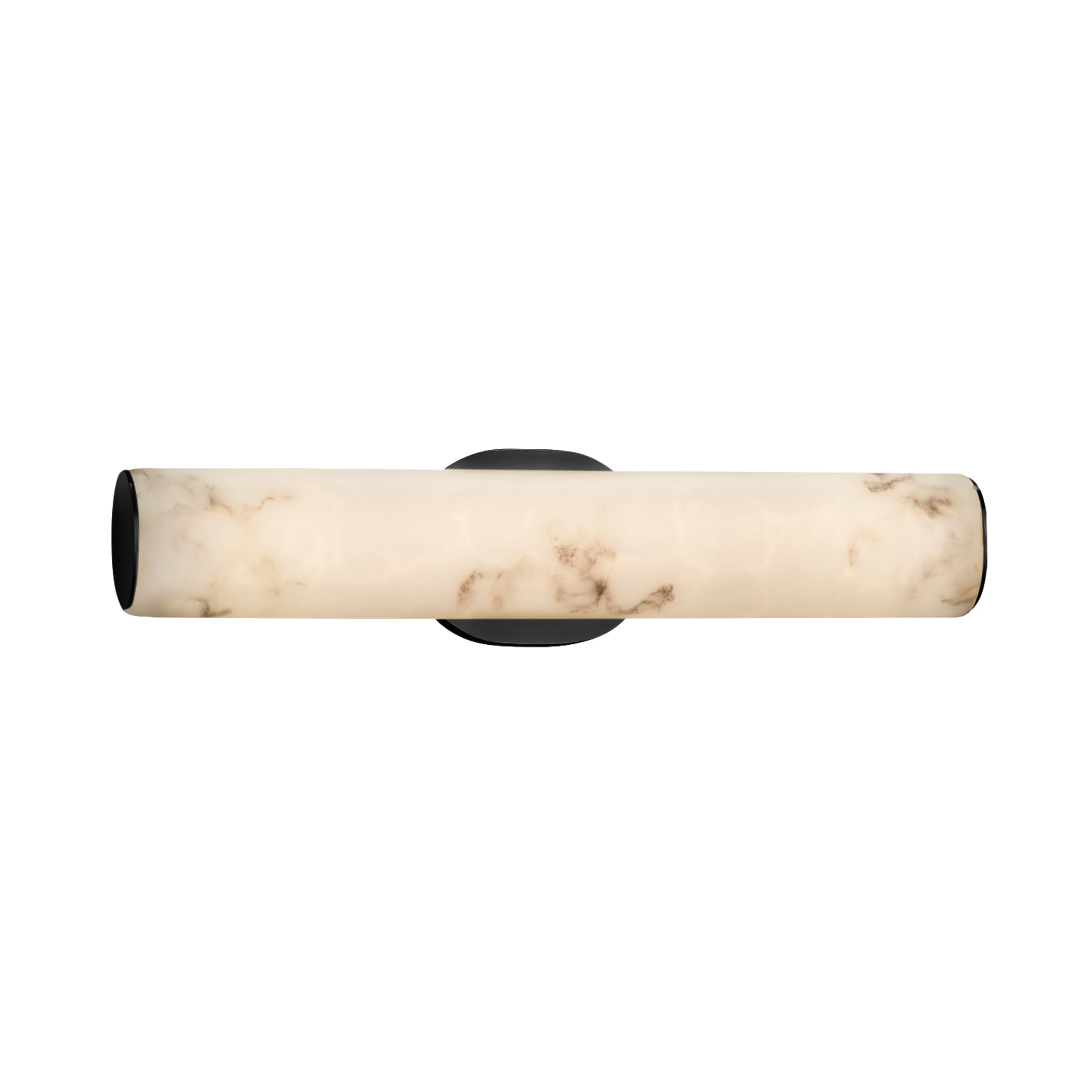 Justice Design Group FAL-8651-MBLK LumenAria 20.25-in 1-Light Matte Black LED Transitional Vanity Light
