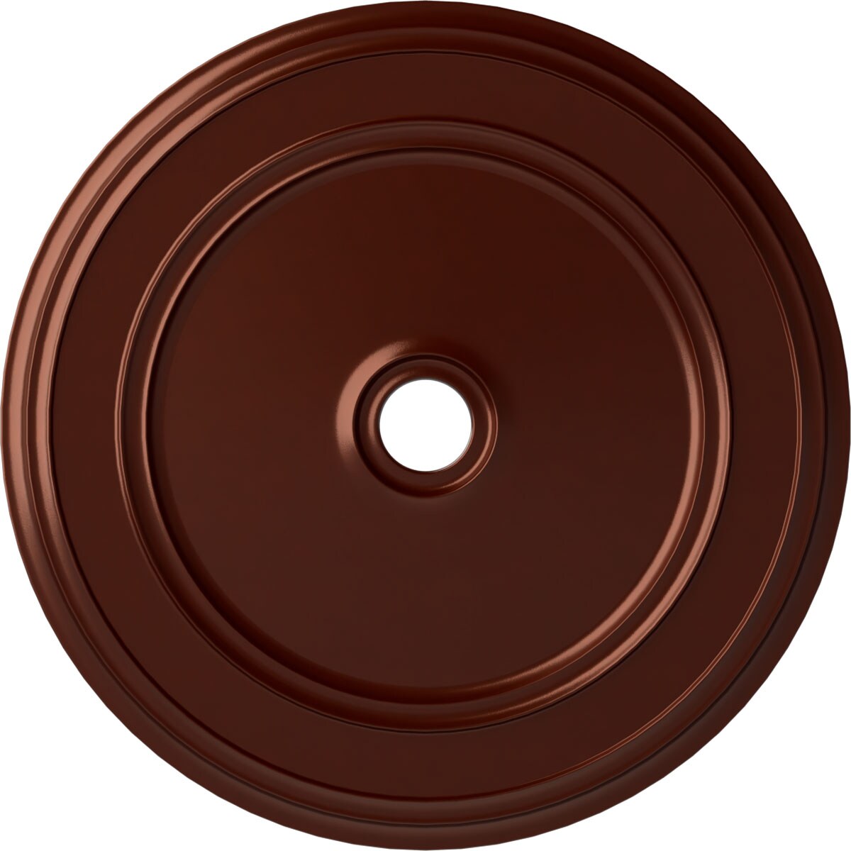 Ekena Millwork CM41CLACS Classic 41.125-in W x 41.125-in L Painted Antique Copper Polyurethane Whole Ceiling Medallion