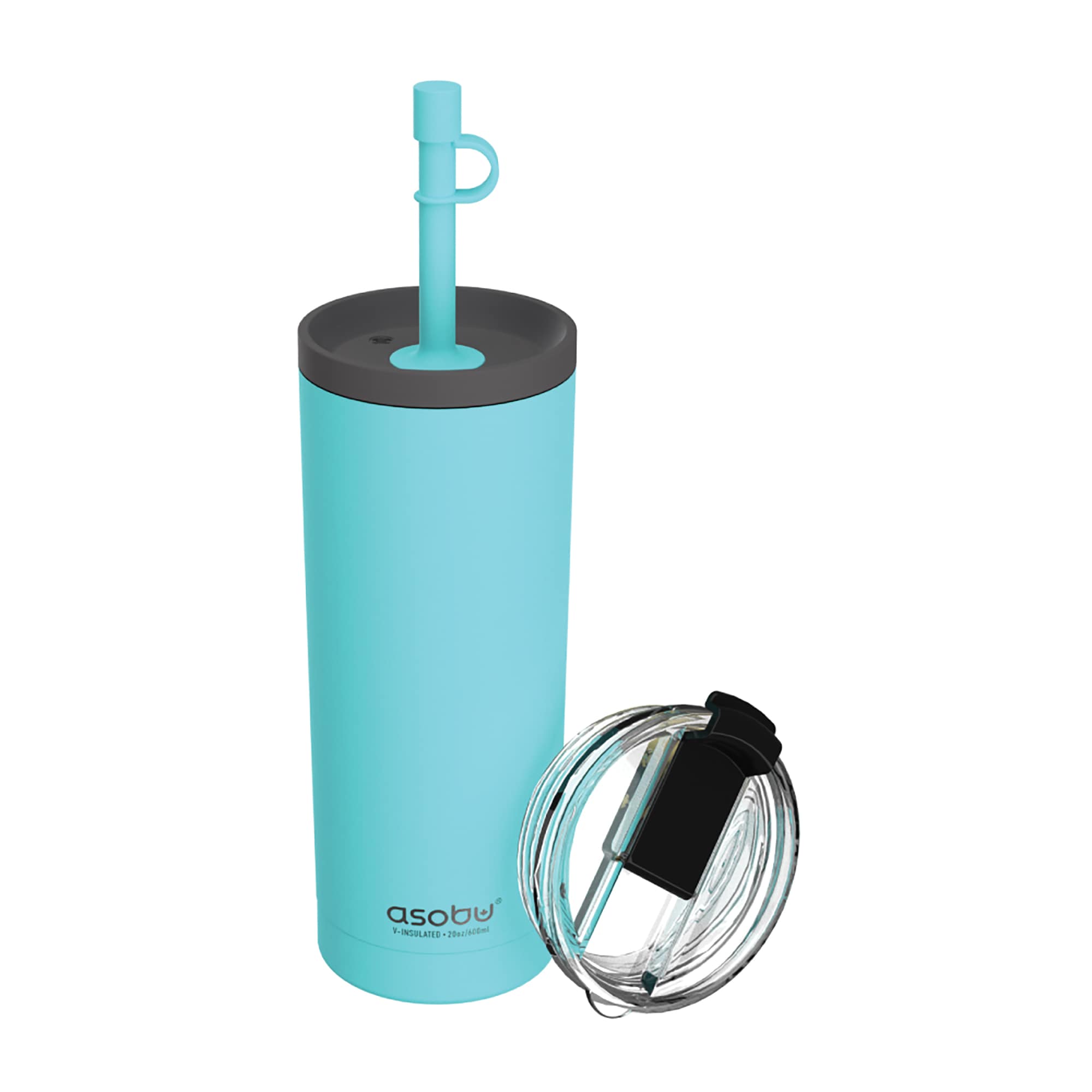 ASOBU 20-fl oz Stainless Steel Insulated Tumbler- Teal ADNANAICT200TL ...