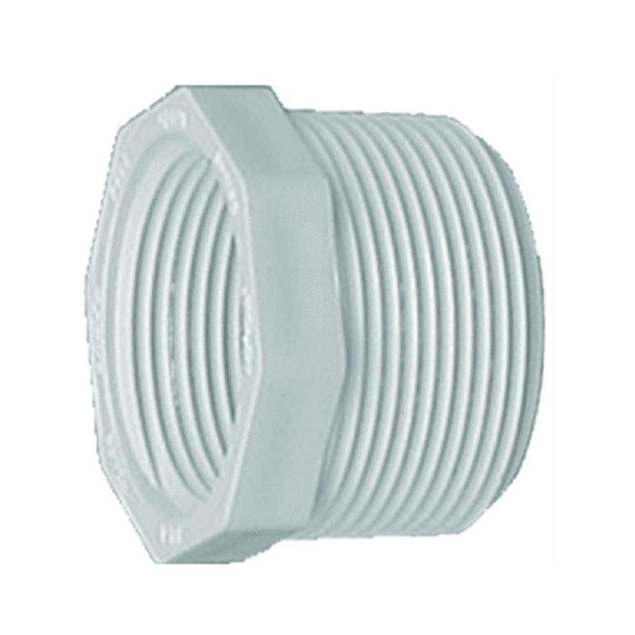 Genova  34321 2 x 1-1/2 in Threaded Reducing Bushing (MIP x FIP) Metal White