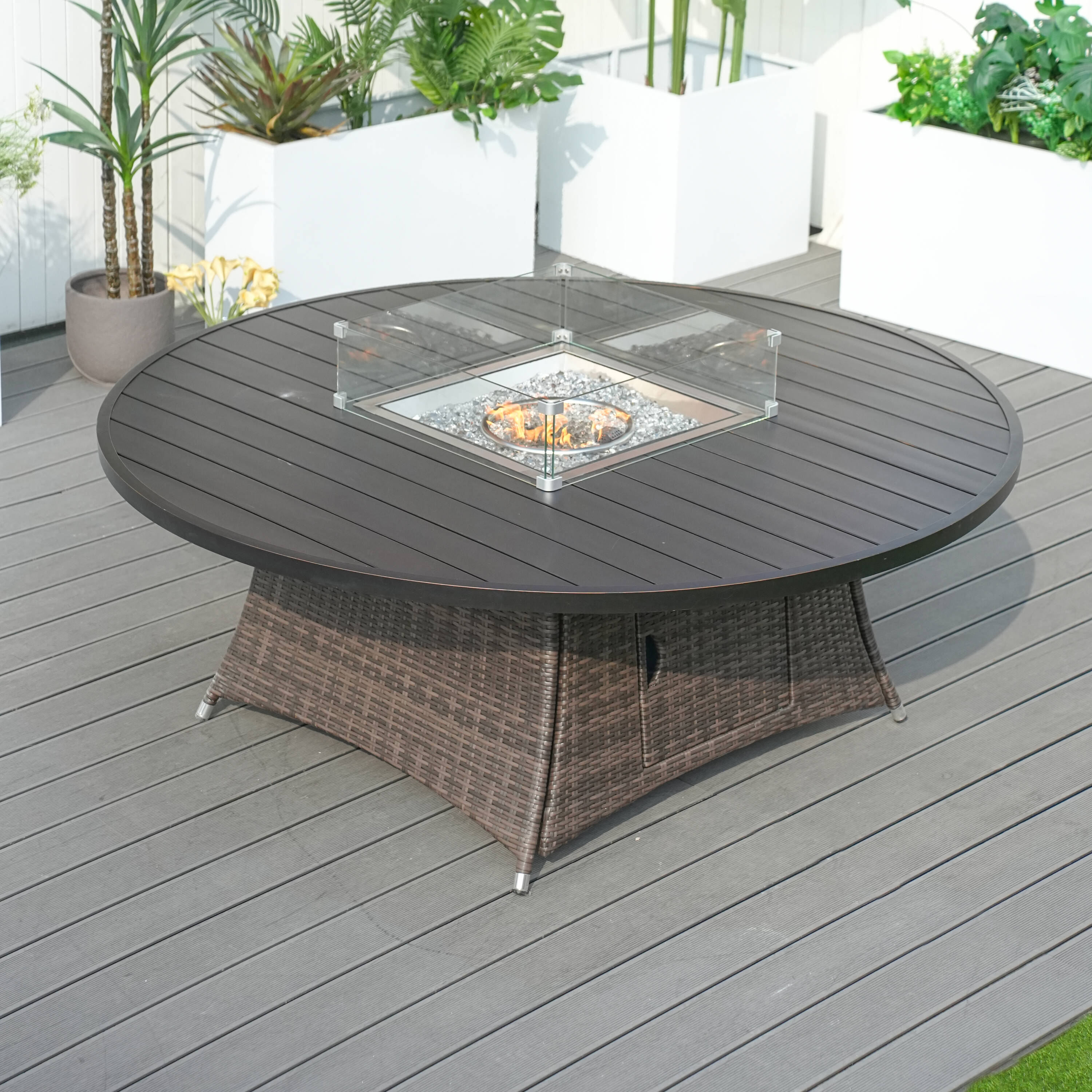 Direct Wicker DWG-1108A-BR-T Outdoor-Gas-Firepits - View #10