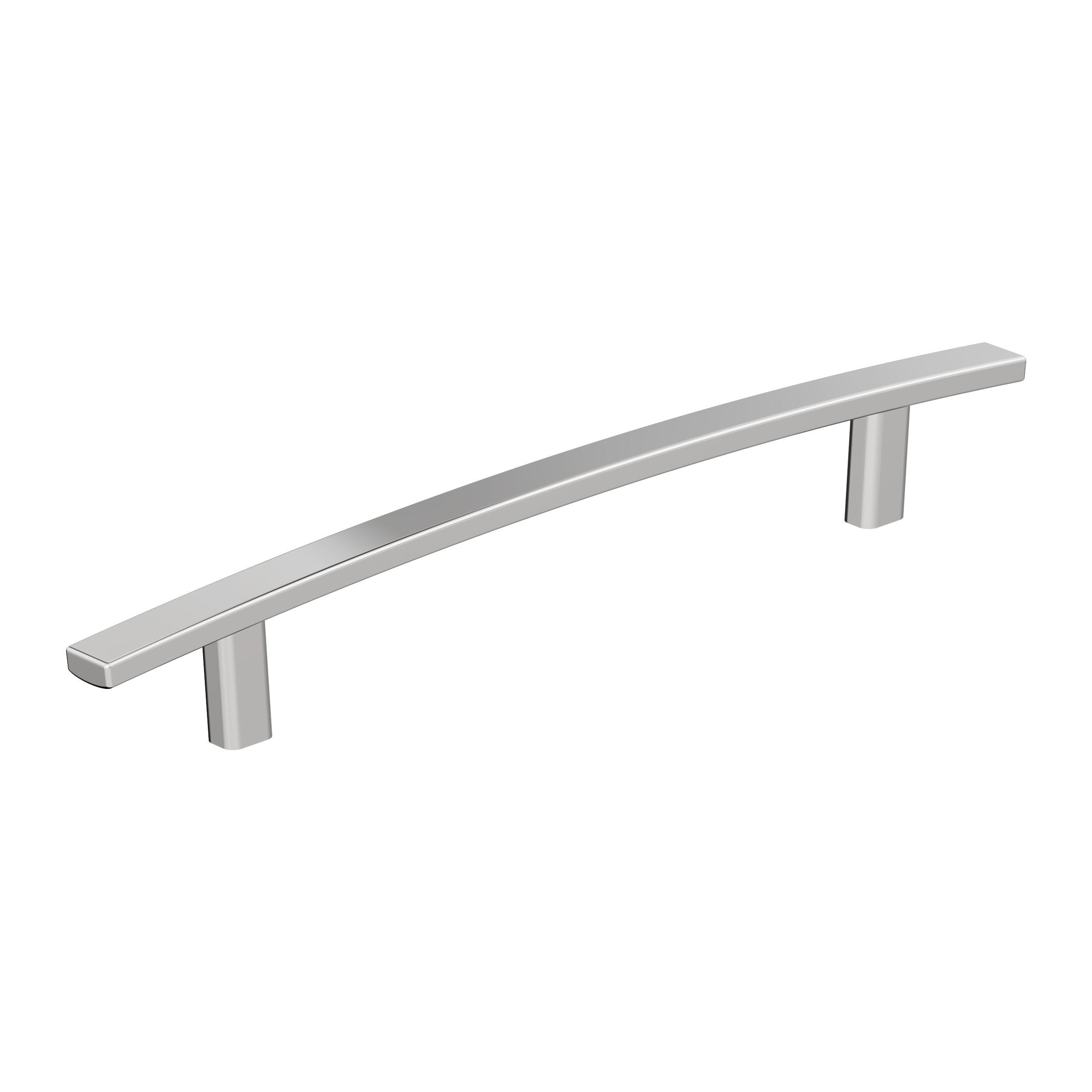 Amerock BP2620426 Cyprus 6-5/16 inch (160mm) Center-to-Center Polished Chrome Cabinet Pull Finish: Polished Chrome