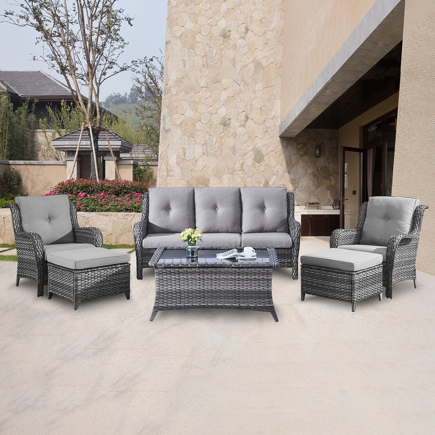 Rilyson FS015019017016-2 Patio-Conversation-Sets - View #2