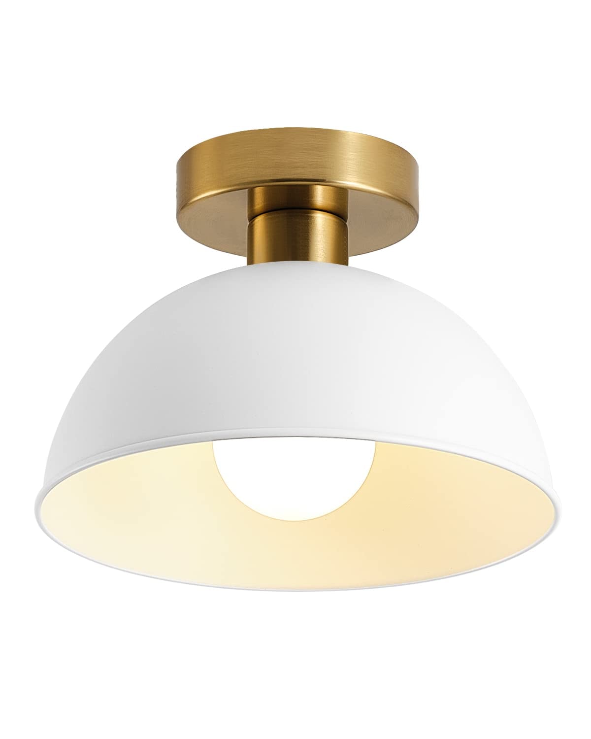 AOIZGMY  Semi Flush Mount Ceiling Light Modern Fixture for Kitchen Island Dining Room Foyer Hallway Porch Barn Loft 10in Diameter