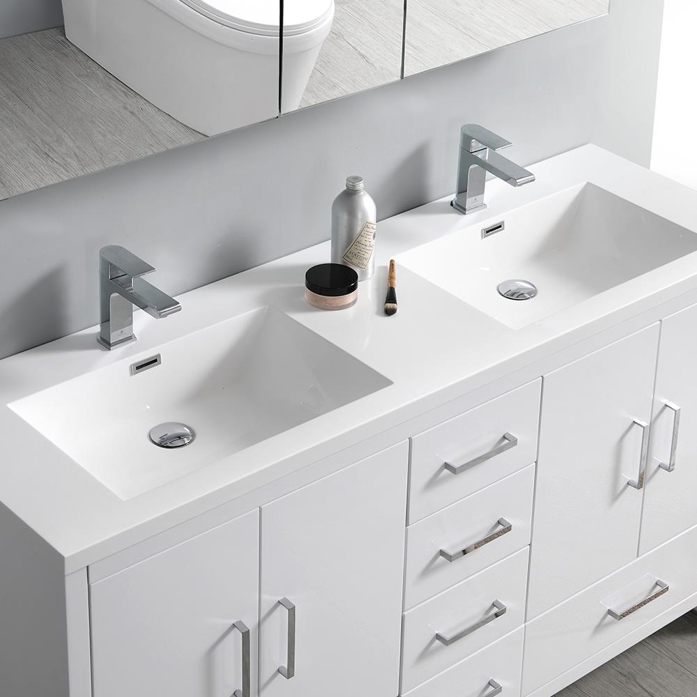 Fresca FCB9460WH-D-I Bath-Vanity-Combo - View #5