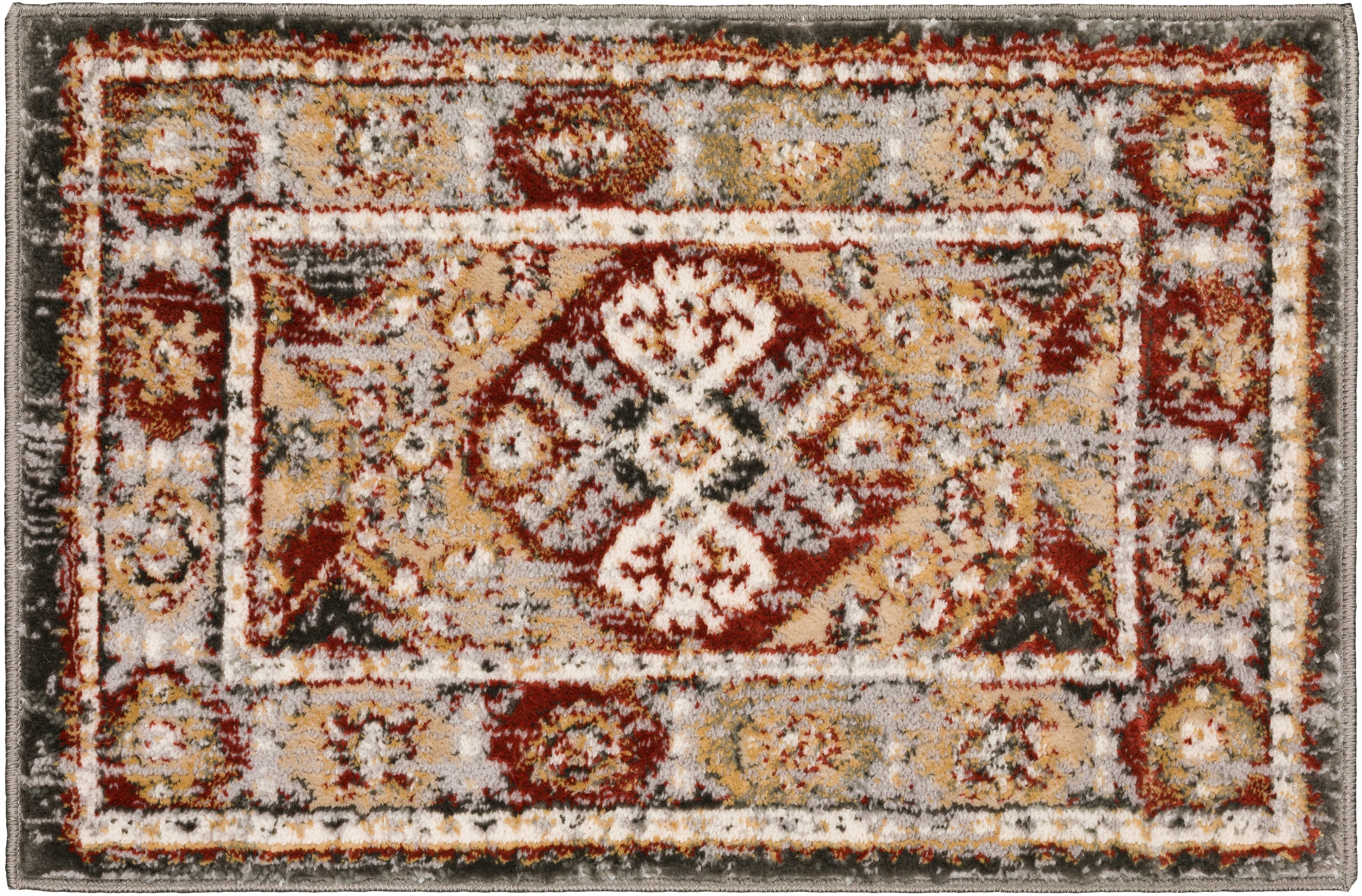 Addison Rugs AGR35RU20X30 Grayson 2 x 3 (ft) Polyester Rust Rectangular Indoor Medallion Southwestern Throw rug