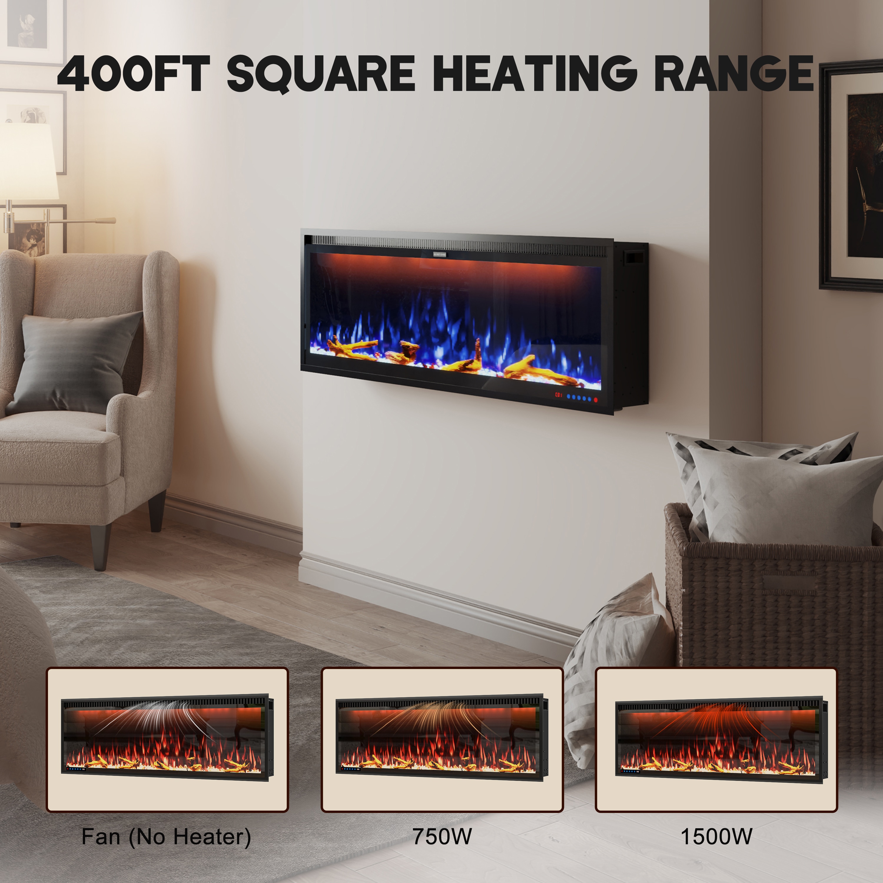 Mondawe MO-WE89416 Electric-Fireplaces - View #9