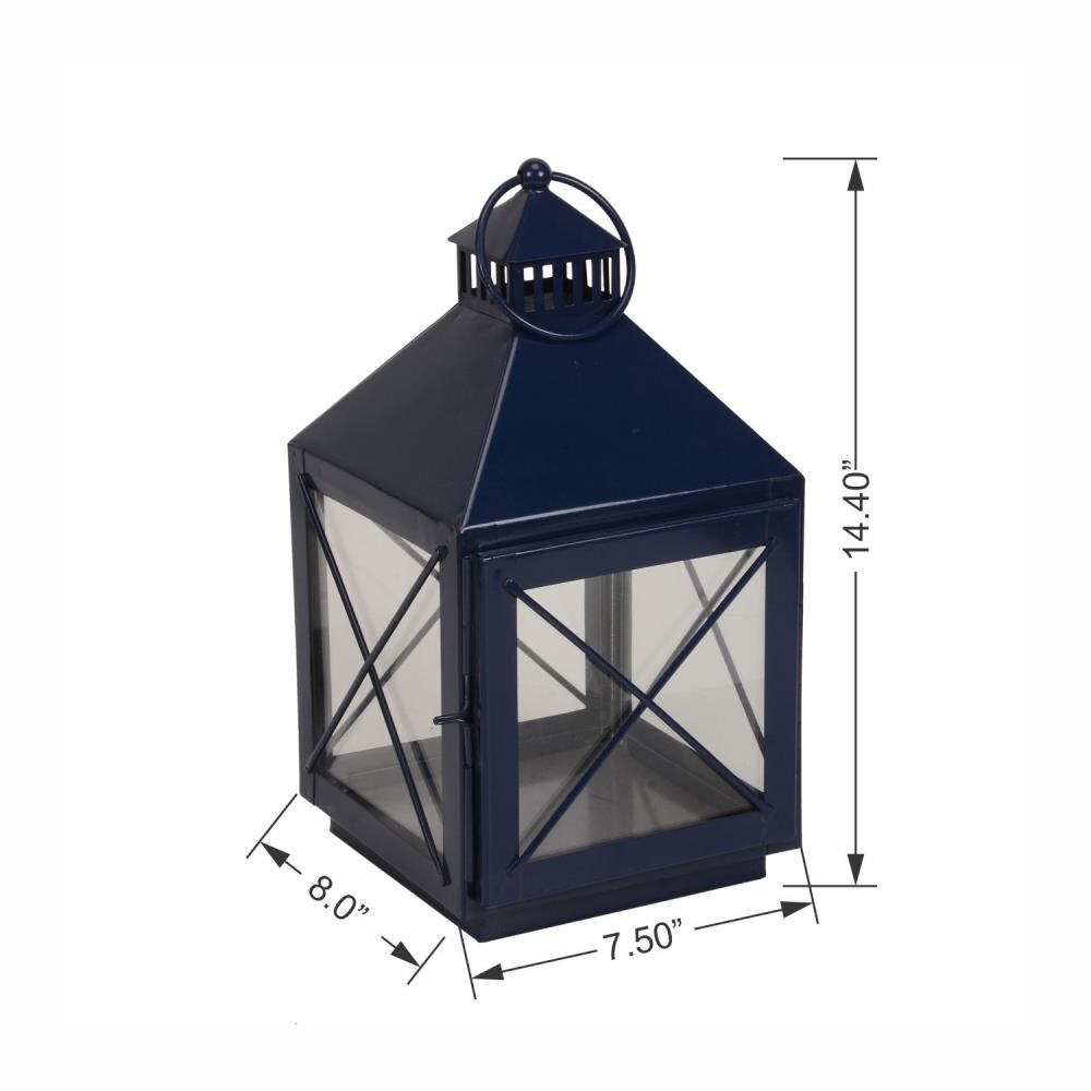 Mainstays Black Metal Lantern, Small