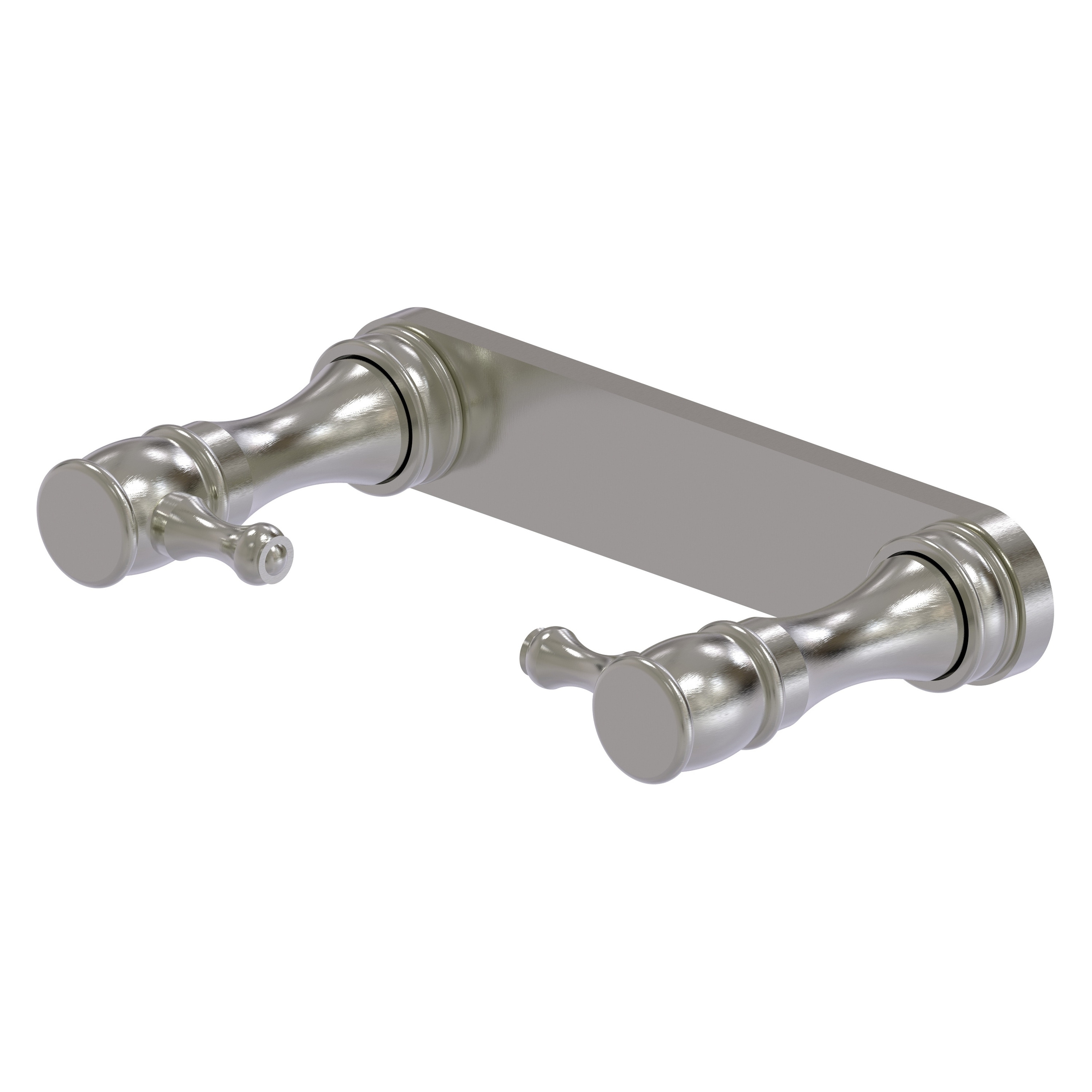 Allied Brass GI-24R-SN Satin Nickel Wall mount Pivot Toilet Paper Holder 1 -Rolls