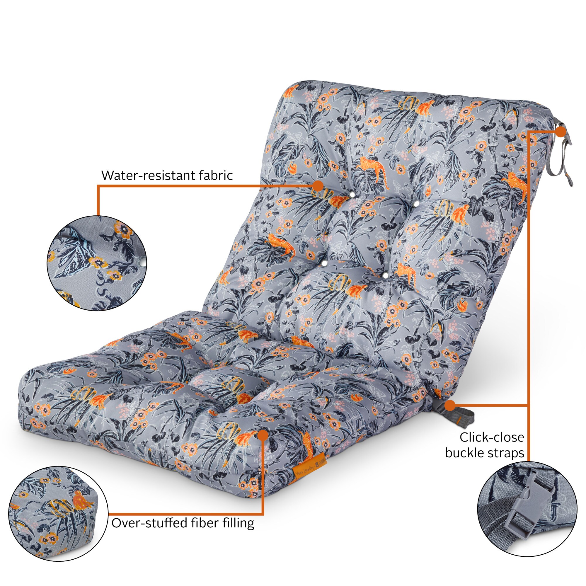 Classic Accessories 62-137-011001-EC Patio-Furniture-Cushions - View #4