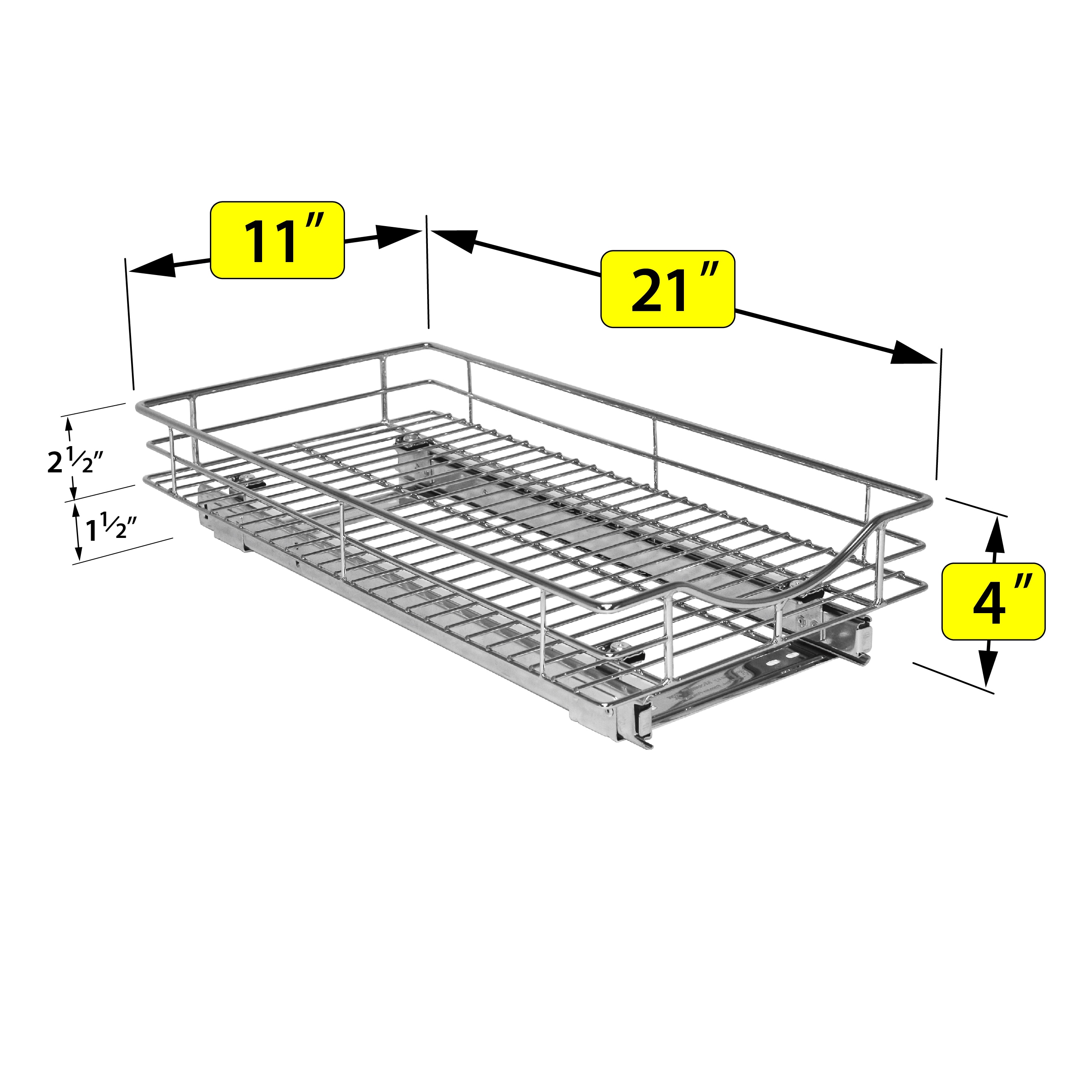 3-Sided Under Sink Pull-out Basket (300mm) - Products