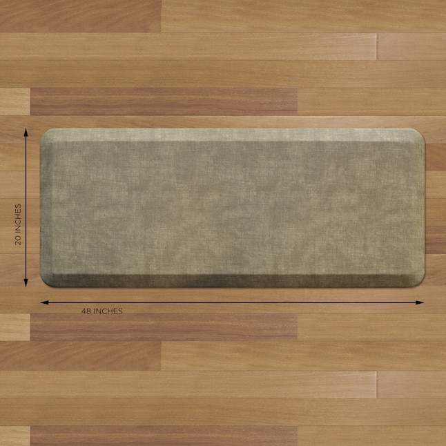 GelPro 2-ft x 3-ft Pumice Rectangular Indoor Decorative Anti-Fatigue Mat in Gray | 106-37-2032-5