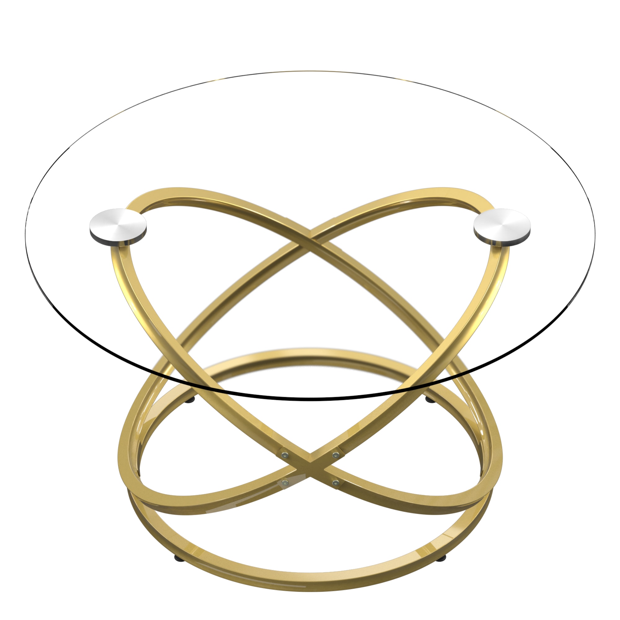  KFZ31S01-A-LW1 Clear Glass Modern Coffee Table